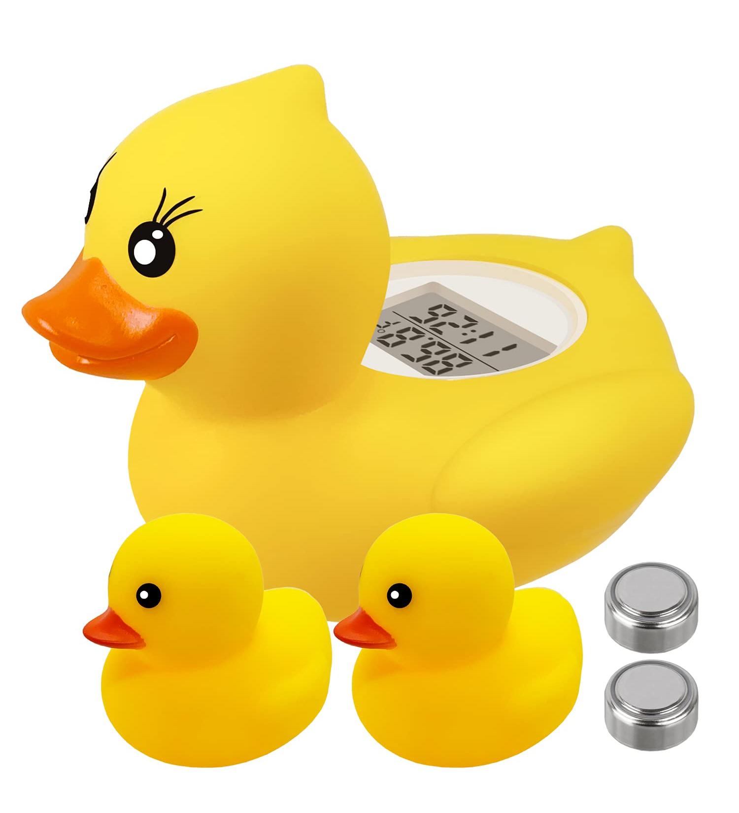 MSNUNA Baby Thermometer & Floating Duck Toy - Safe Bath Temperature Monitor - Buy Online on SooperMarket.com