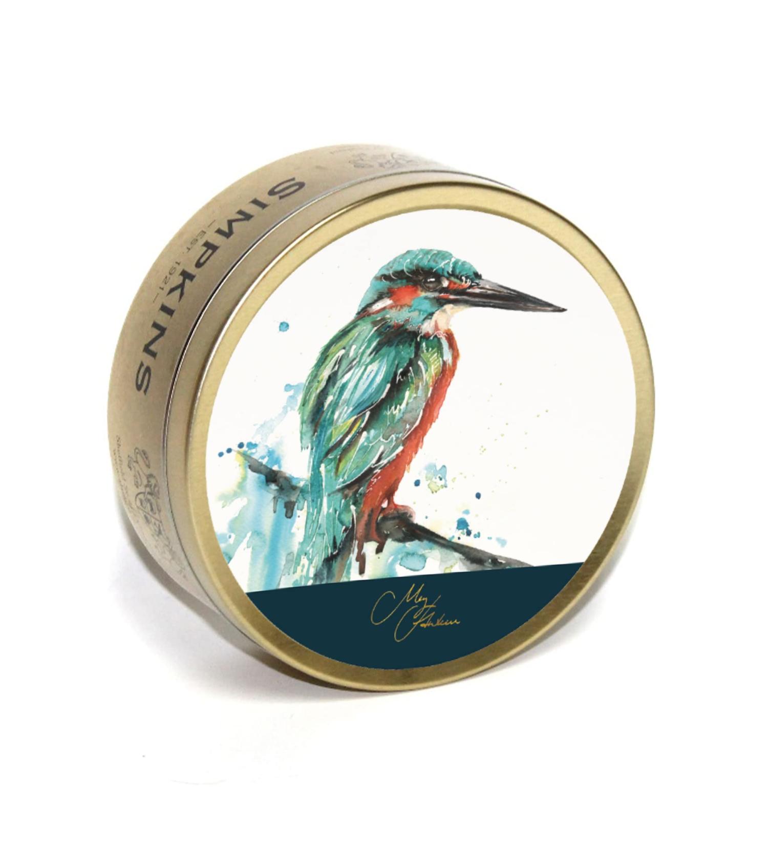 Simpkins Meg Hawkins Design Kingfisher Mixed Fruit Tin 175g