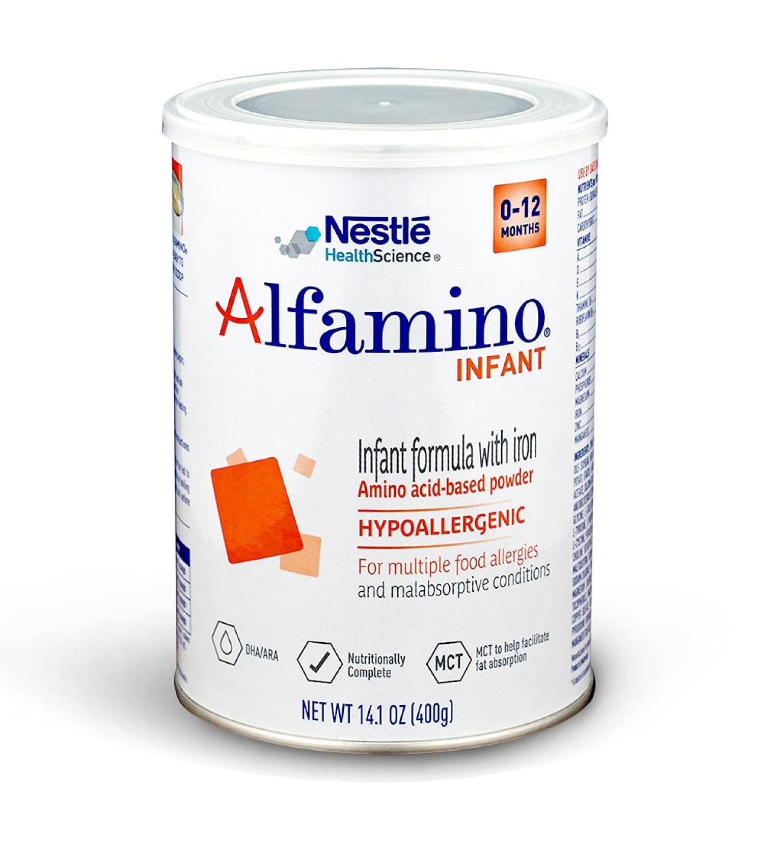 Alfamino Infant Amino Acid Based Formula with Iron 14.1oz Unflavored - Pack of 1 - Buy Online on SooperMarket.com