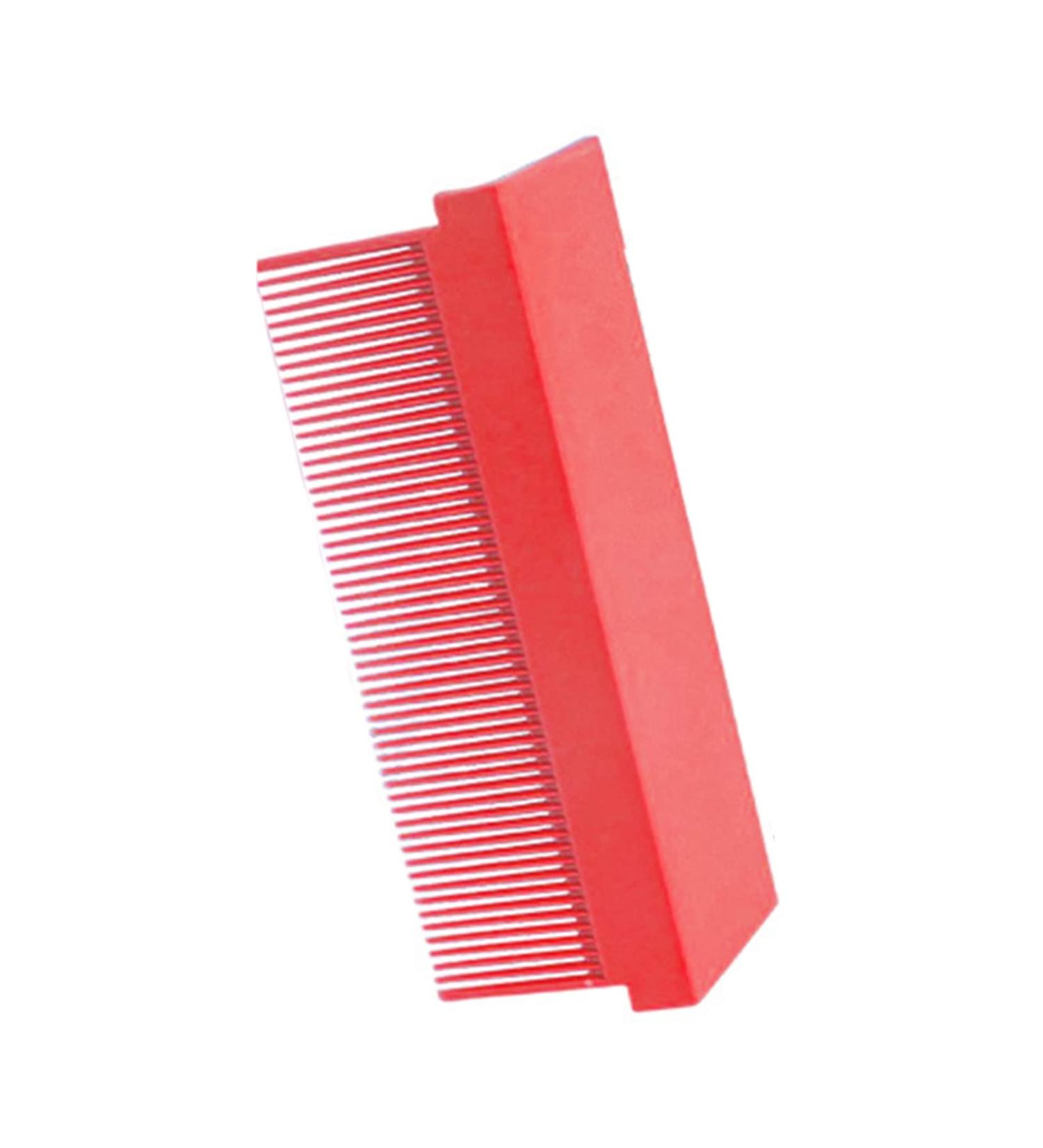 Hair Straightener Comb - Pink Barber Straightening Brush & Styling Attachment for Flat Iron | International Shipping Available - Buy Online on SooperMarket.com