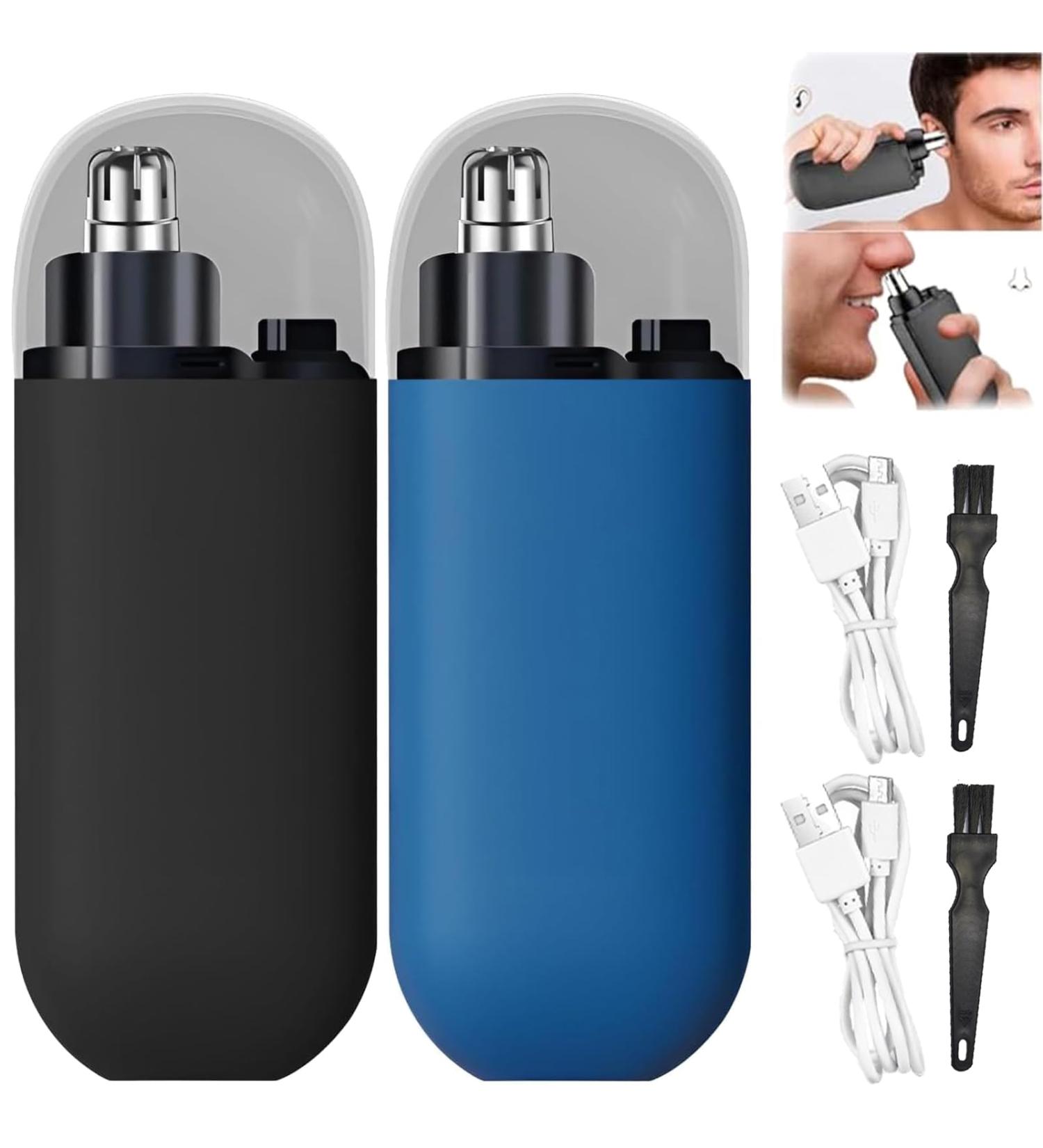 LONGLUAN Gelmalls Nose Trimmer Portable Nose Hair Trimmer Painless & Precision 2024 New Rechargeable Portable Nose Hair Trimmer Washabl Easy Cleansing Nose Hair Trimmer for Travel (2Color) - Buy Online on SooperMarket.com