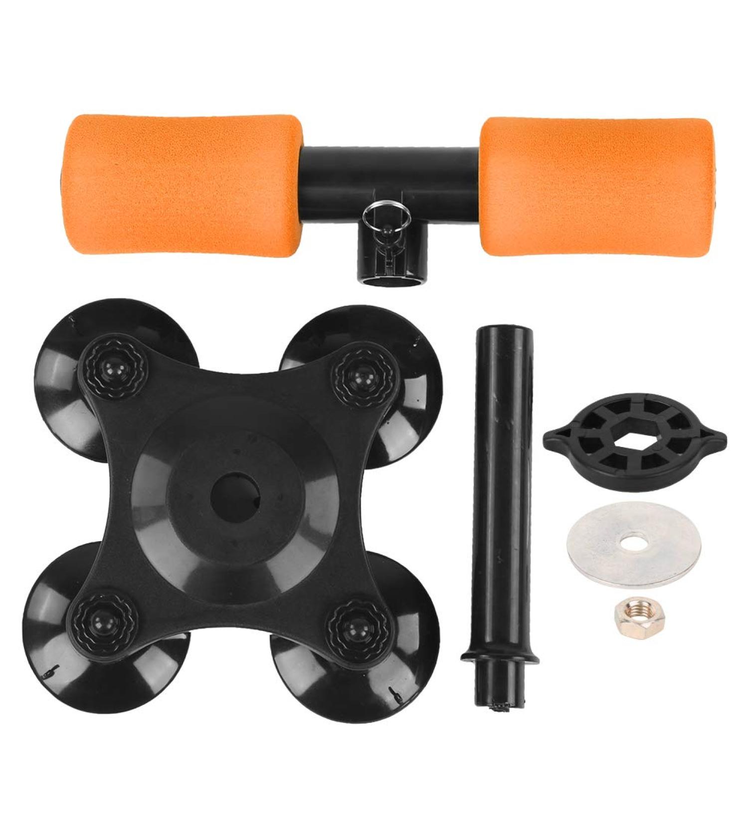 Abdomen Roller Build Muscle Abdomen Roller Exercise Wheel Metal for Home Orange - Buy Online on SooperMarket.com