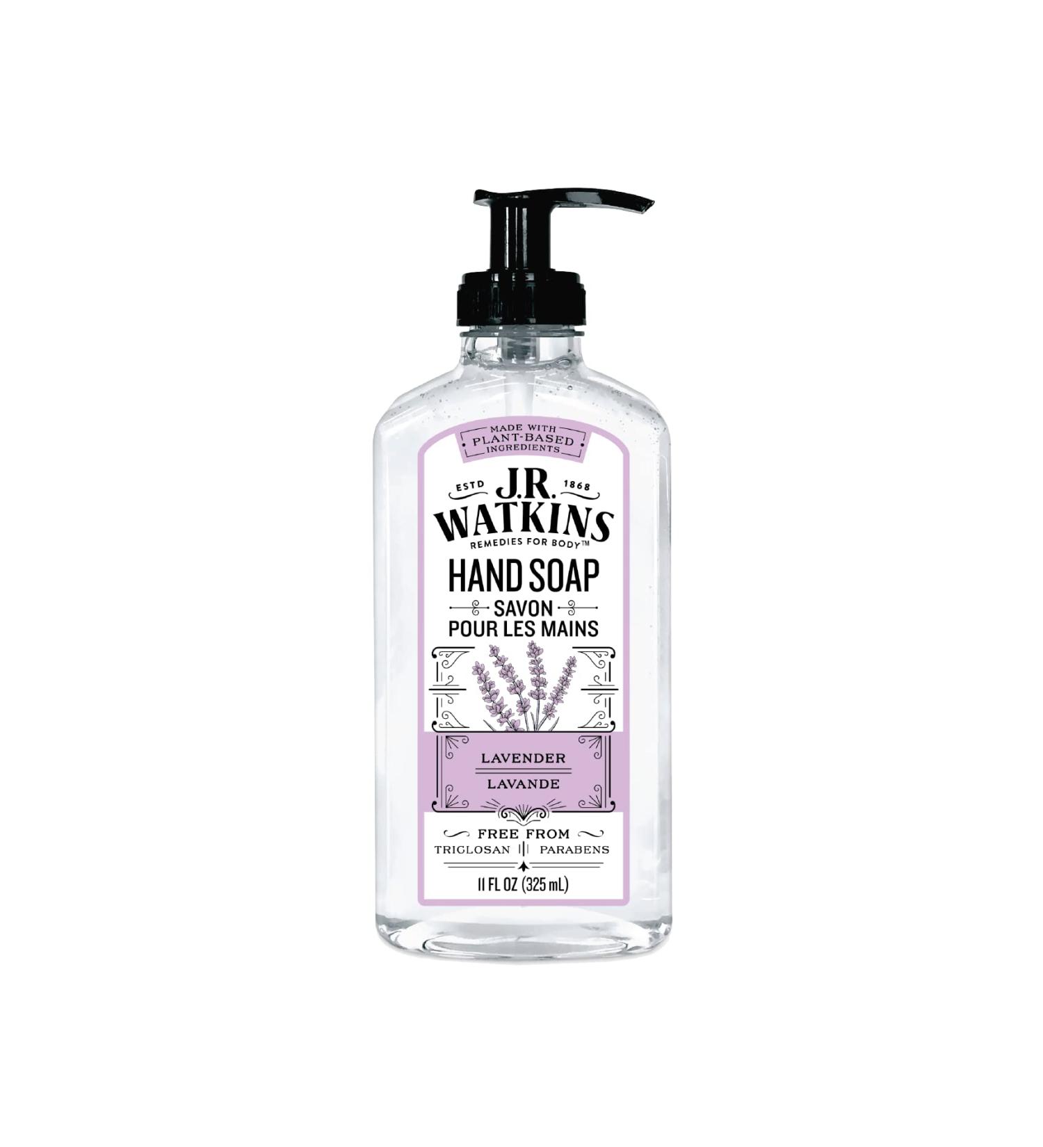 J.R. Watkins Natural Home Care Hand Soap - Lavender Scent | 11 Oz - Eco-Friendly & Soothing Cleanser for International Shipping - Buy Online on SooperMarket.com