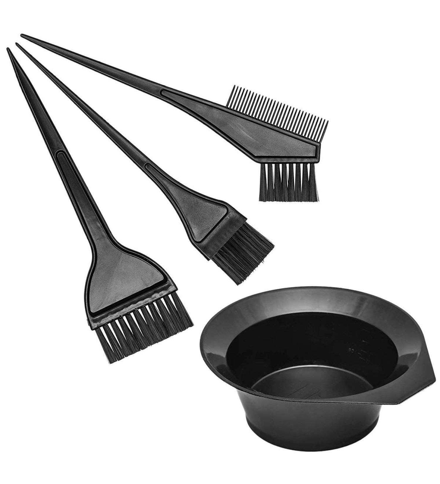 Premium Hair Dye Coloring Kit | DIY Hairdressing Bowl & Brushes for Salon & Home Use - International Shipping Available - Buy Online on SooperMarket.com