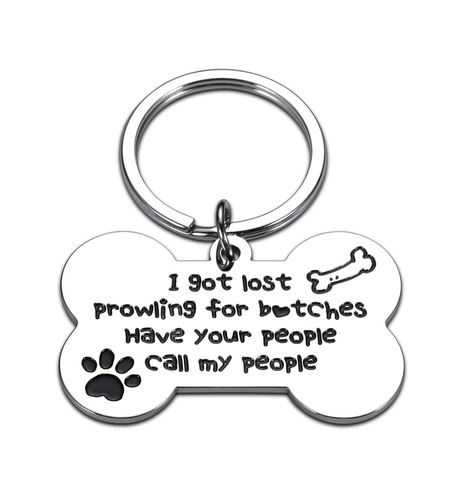 Personalized Funny Gifts for Cat and Dog Lovers - Stainless Steel Pet Tag for Dogs and Cats - Perfect Birthday or Christmas Gift for Son, Daughter, or Bestie - Buy Online on SooperMarket.com