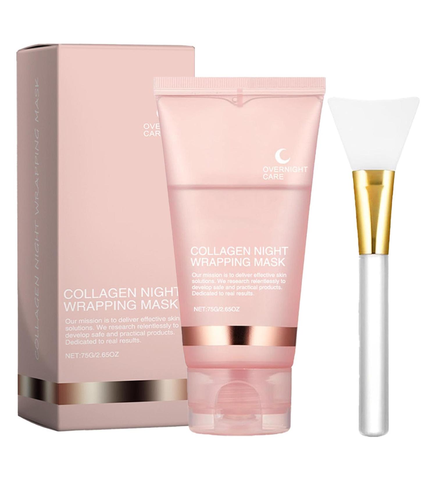 Collag-en Night Wrapping Masque Hydrating Peel Off Face Covers 75g Night Wrapping Facial Sheets Face Skincare For Women Nourishing Face Care For All Skin Types - Buy Online on SooperMarket.com