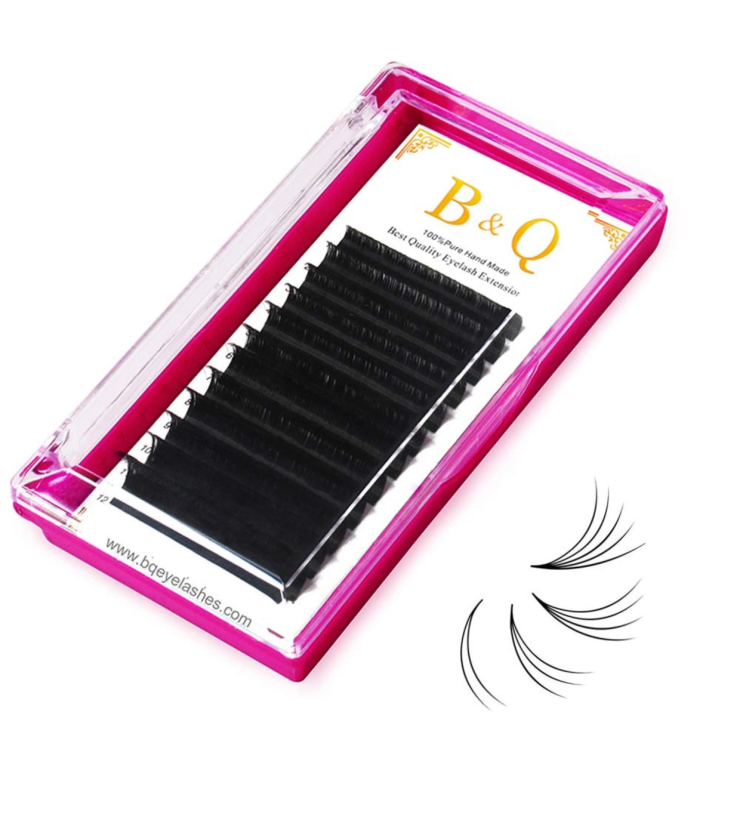 Easy Fan Russian Lashes C-0.05 15-20 Mix | Self Fanning Lash Extensions | 8-20mm C CC D DD Curl | Flowering Blooming Volume | Eyelash Extensions - Buy Online on SooperMarket.com