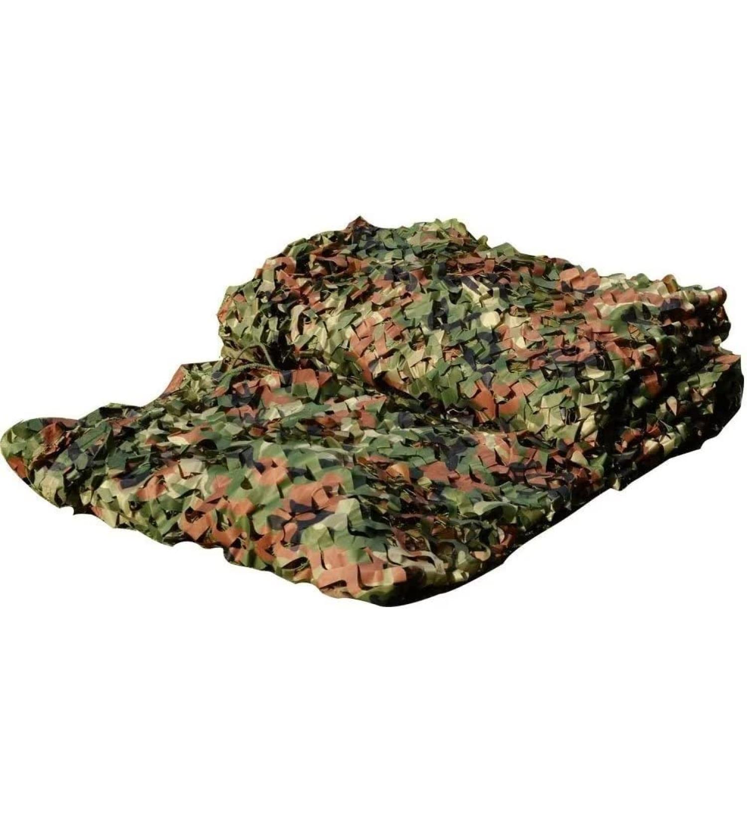 LOOGU Custom Woodland Camo Netting - Military Grade Hunting and Camping Camouflage Net - Various Size Options Available - Buy Online on SooperMarket.com