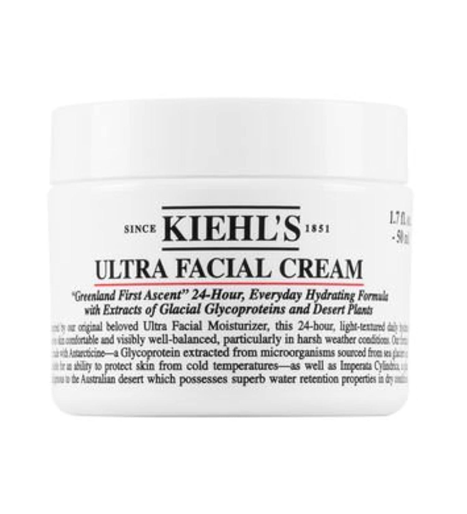 Kiehl's Ultra Facial Cream 1oz - Lightweight Hydration for Smooth Skin - Buy Online on SooperMarket.com