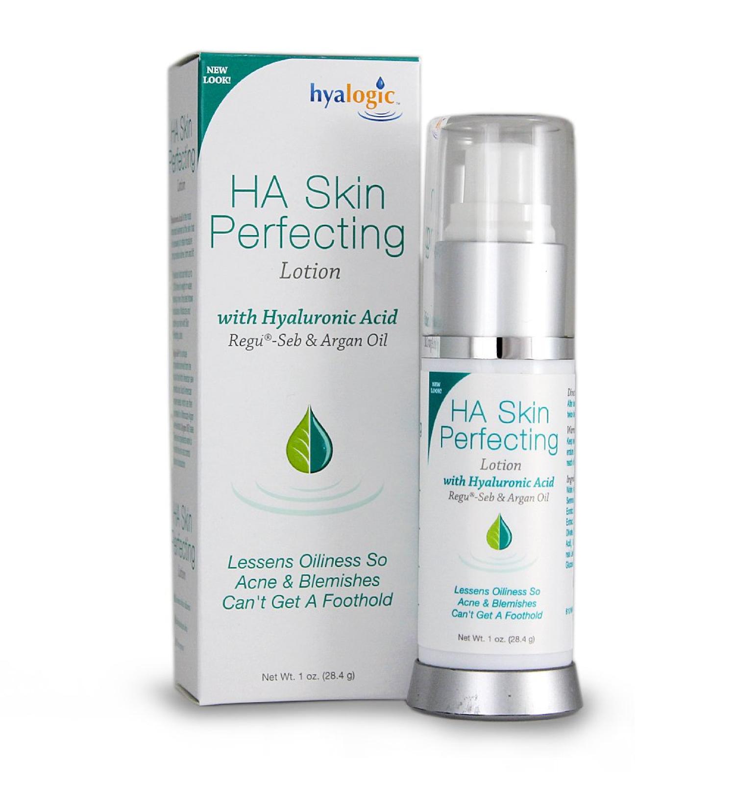 Hyalogic Episilk Hyaluronic Acid Skin Perfecting Lotion - Hydrating Face Moisturizer with Argan Oil | Regulate Oiliness - 1 Oz - Buy Online on SooperMarket.com
