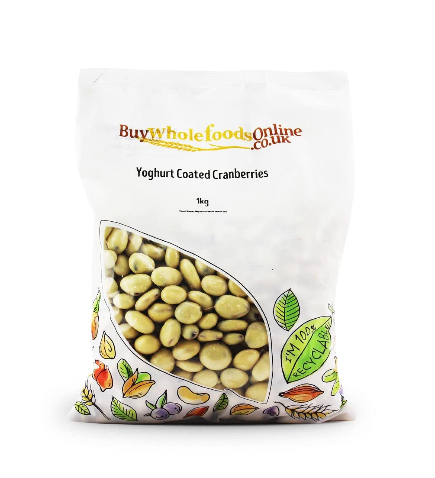 Yoghurt Coated Cranberries 1kg (BWFO)