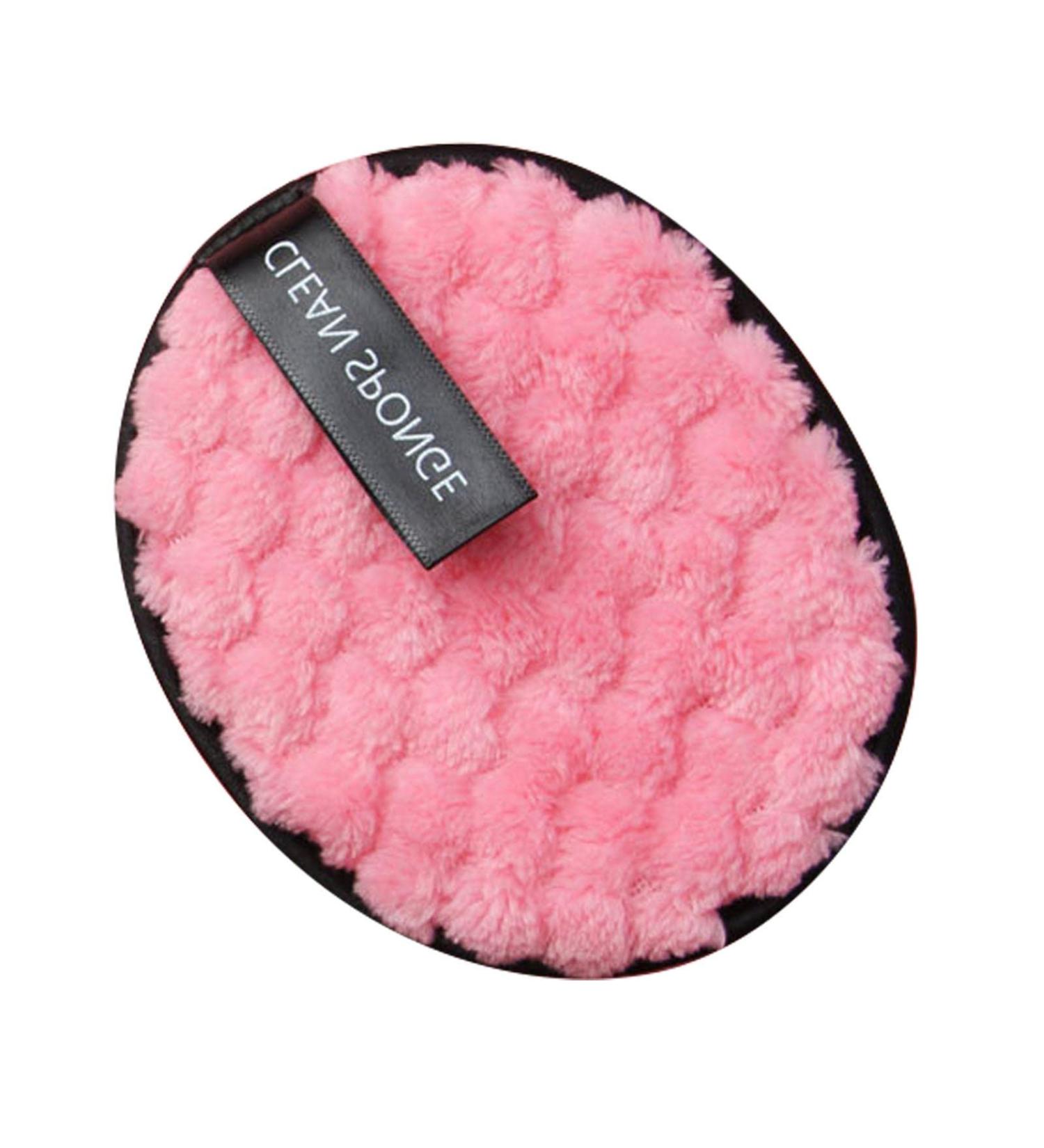 Reusable Makeup Remover Pads | Makeup Remover Cloth Pads for Cleaning - Eye Makeup Remover Pads Facial Cleansing Pads for Men and Women Wet and Dry Use Pink - Buy Online on SooperMarket.com