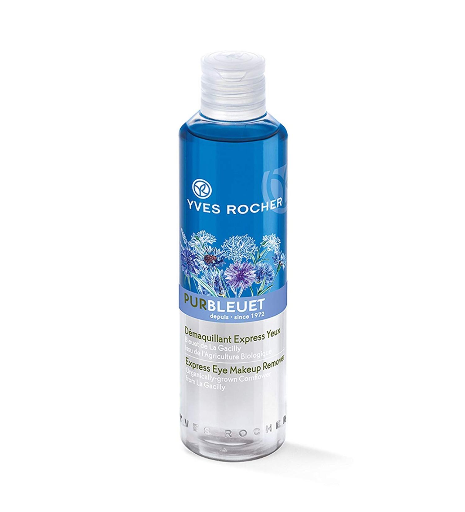 YVES ROCHER Pur Bleuet (Express Eye Make Up Remover) 200 ML.(Beautyhealth Trade)