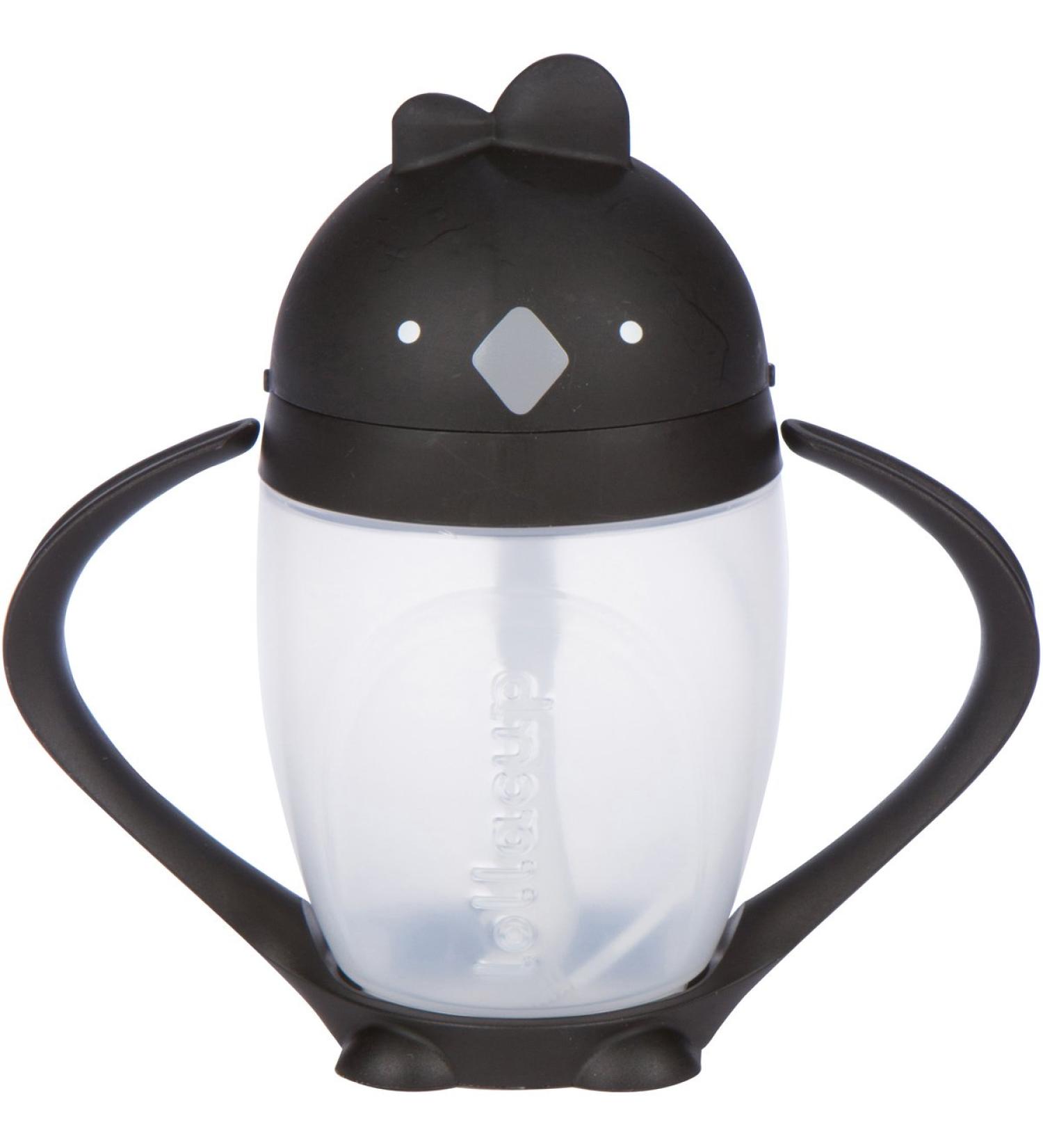 Lollaland Weighted Straw Sippy Cup | Lollacup - Best Sippy Cup for Toddlers | Shark Tank Product | Bottle Transition Cup for Baby and Toddler - Black - Buy Online on SooperMarket.com