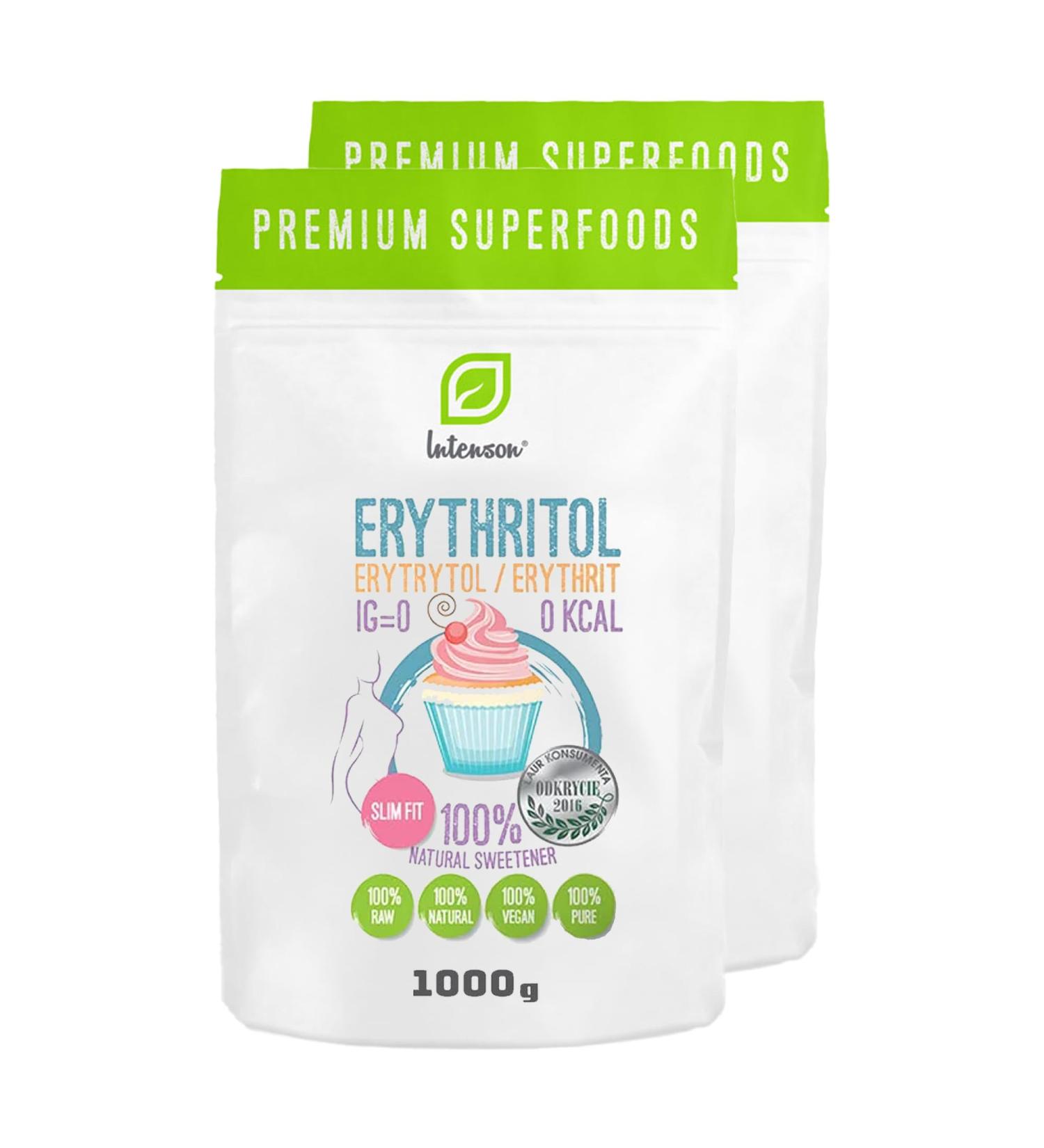 Erythritol 2kg - Natural Calorie-Free Sugar Alternative | Shop Now for Sweetness Without Calories - Buy Online on SooperMarket.com