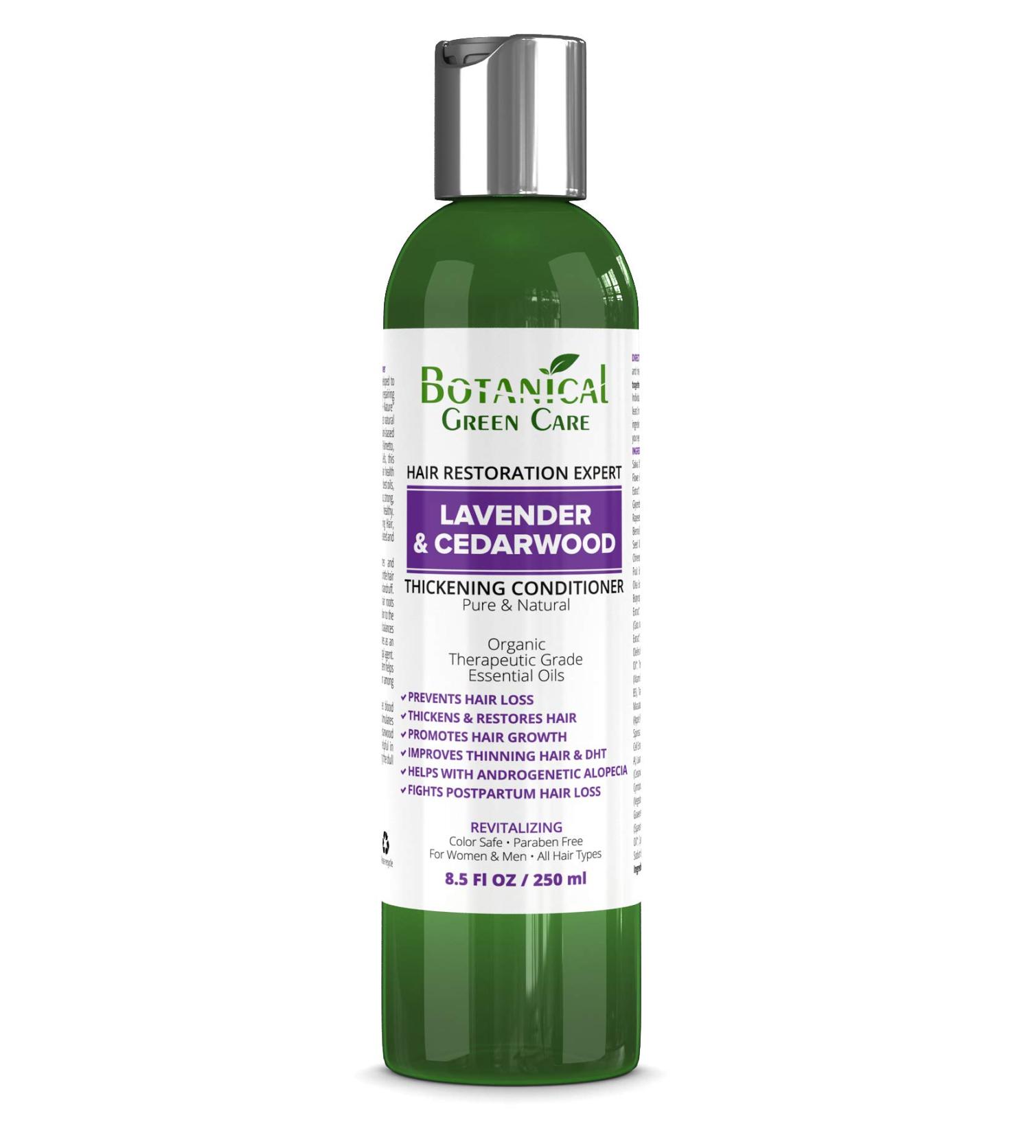 Buy Botanical Green Care Lavender & Cedarwood Conditioner - Thickening Strengthening Hair Growth Treatment for Thinning Hair - Color Safe & International Shipping - Buy Online on SooperMarket.com
