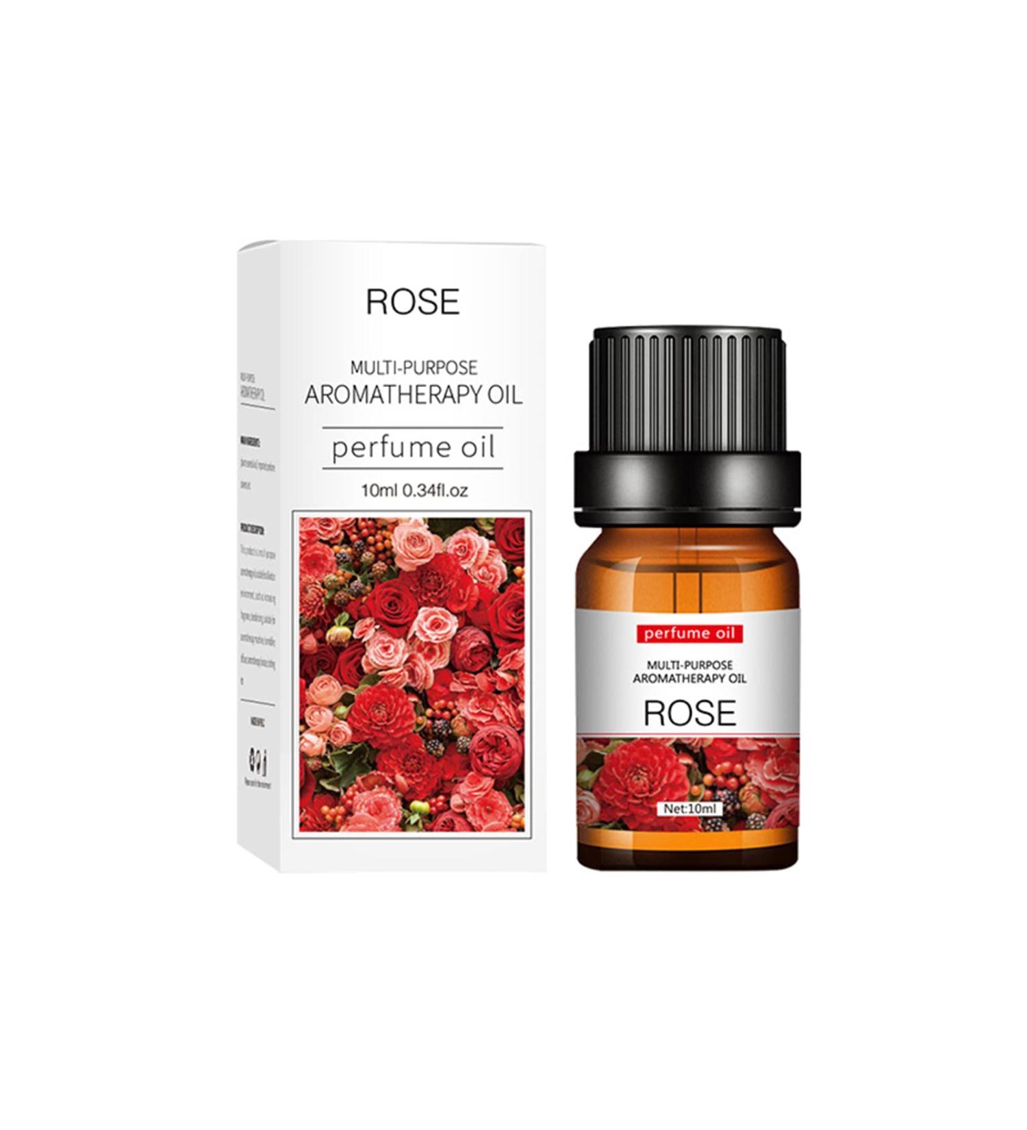 shlutesoy 10ml Essential Fragrance Soap Made Release Stress Effective Water Soluble Cherry Blossom Essential Oil Rose Essential Oil
