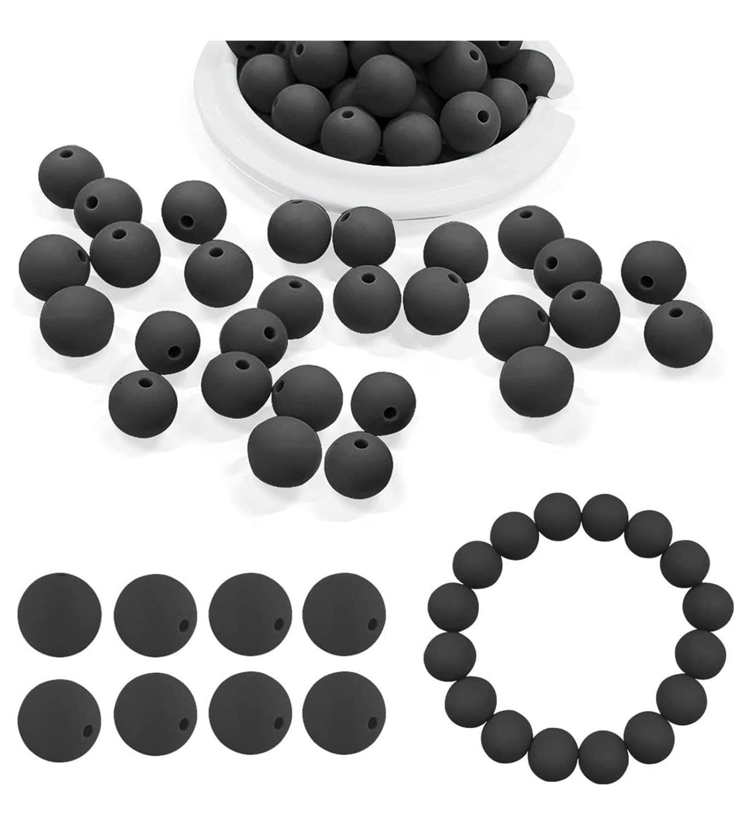 Buy 12mm Silicone Pearls for Baby - Pacifier Clips Bite Rings & Necklace Kits - International Shipping Available - Buy Online on SooperMarket.com