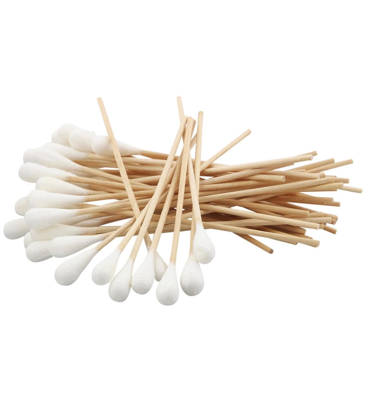 Buy Kosmetex 50x Wide Head Cotton Swabs - Premium Quality with Wooden Sticks Perfect for All Uses - International Shipping Available - Buy Online on SooperMarket.com