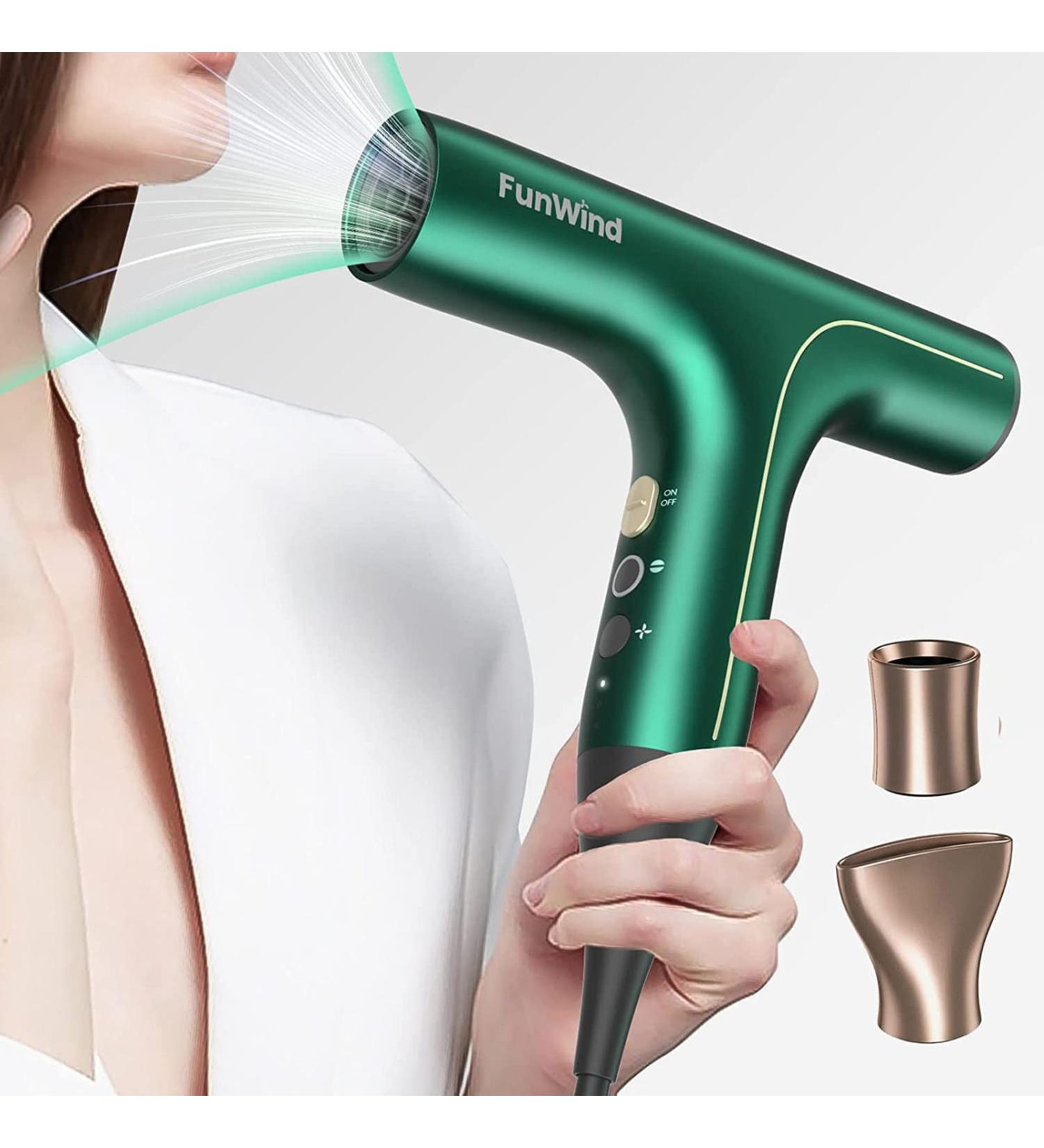 Slopehill Professional Ionic Hair Dryer - Fast Drying, Low Noise, Overheat Protection, Oxy Active, 2 Magnetic Attachments - Powerful Styling for Salon & Travel - Buy Online on SooperMarket.com