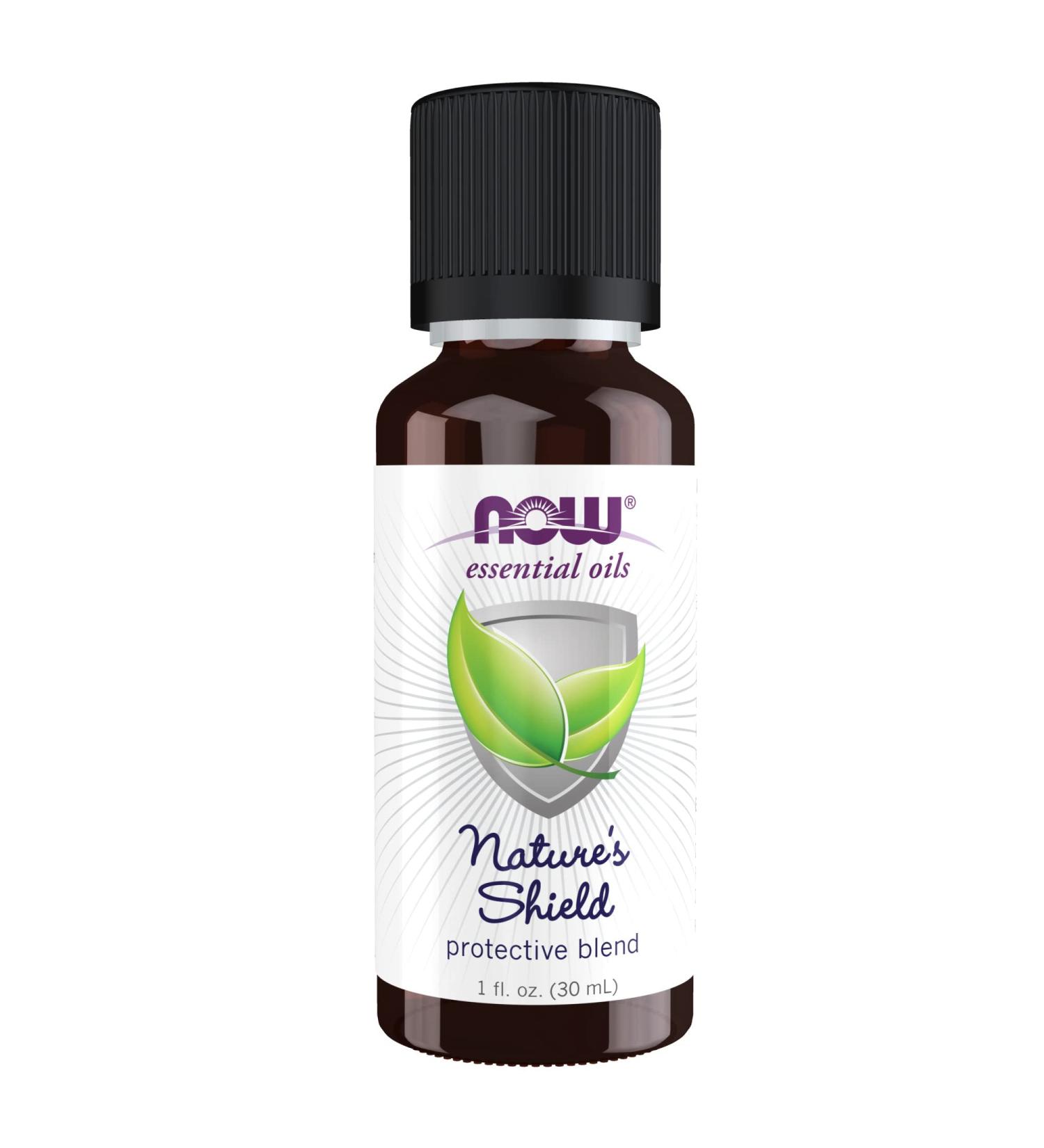 Now Essential Oils Nature's Shield 1-Ounce - Energizing Aromatherapy Blend | Vegan with Child Resistant Cap - Buy Online on SooperMarket.com