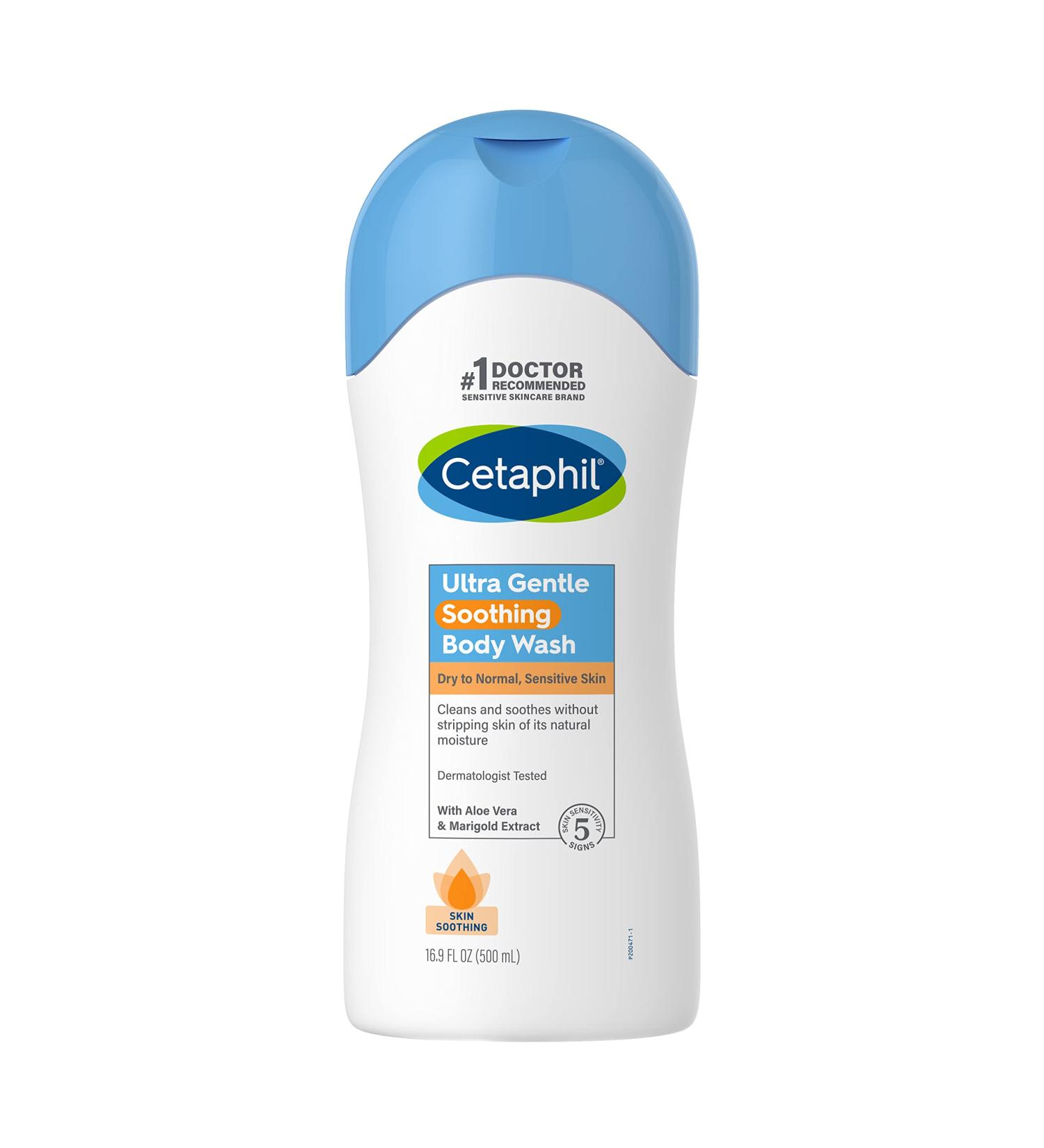 Cetaphil Ultra Gentle Soothing Body Wash 16.9 fl oz - Hydrate & Soothe Skin - Buy Online on SooperMarket.com