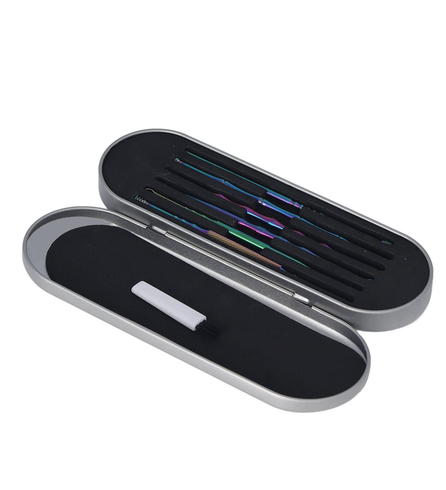Colorful Ear Cleaning Kit - Gentle Ear Wax Remover with Comfortable Handle for Home & Travel - Buy Online on SooperMarket.com