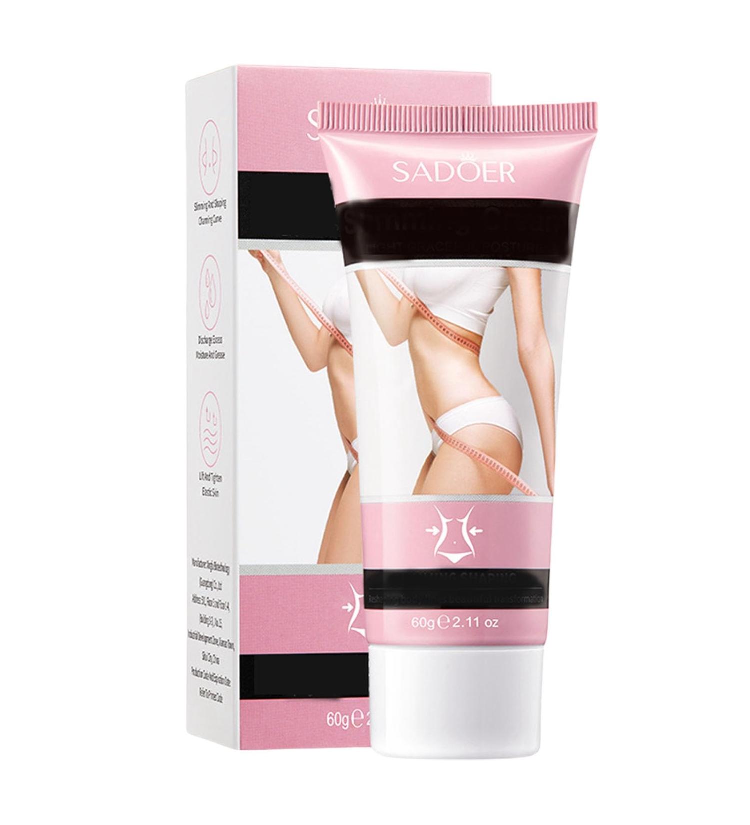 Flat Belly Firming Cream - Skin Tightening Lotion for Stomach Thighs & Arms | 2.1 fl.oz - Moisturizing Body Cream for Women & Men - Buy Online on SooperMarket.com