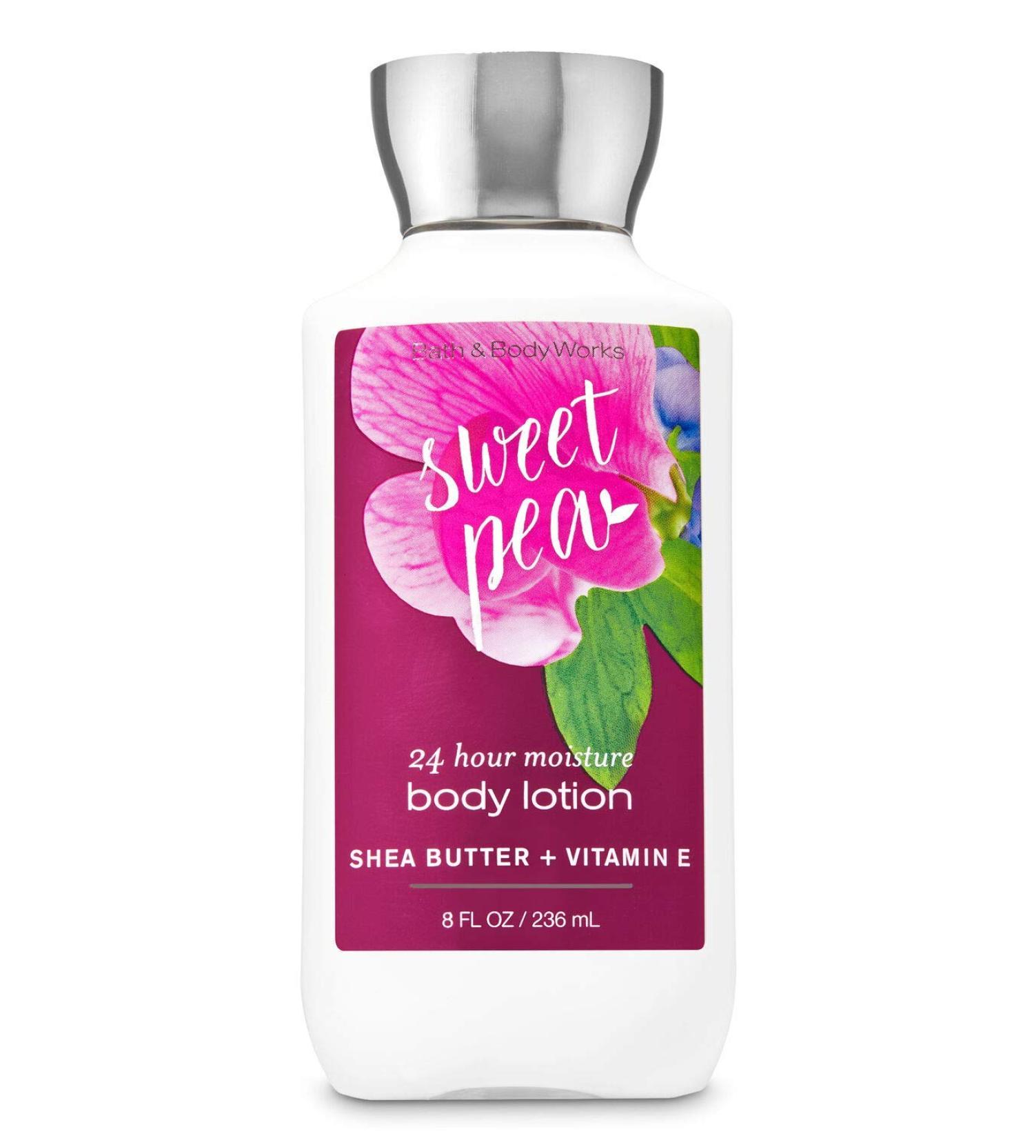 Bath & Body Works Sweet Pea Body Lotion Signature Collection 8 oz Sweet Pea 8 Fl Oz (Pack of 1)