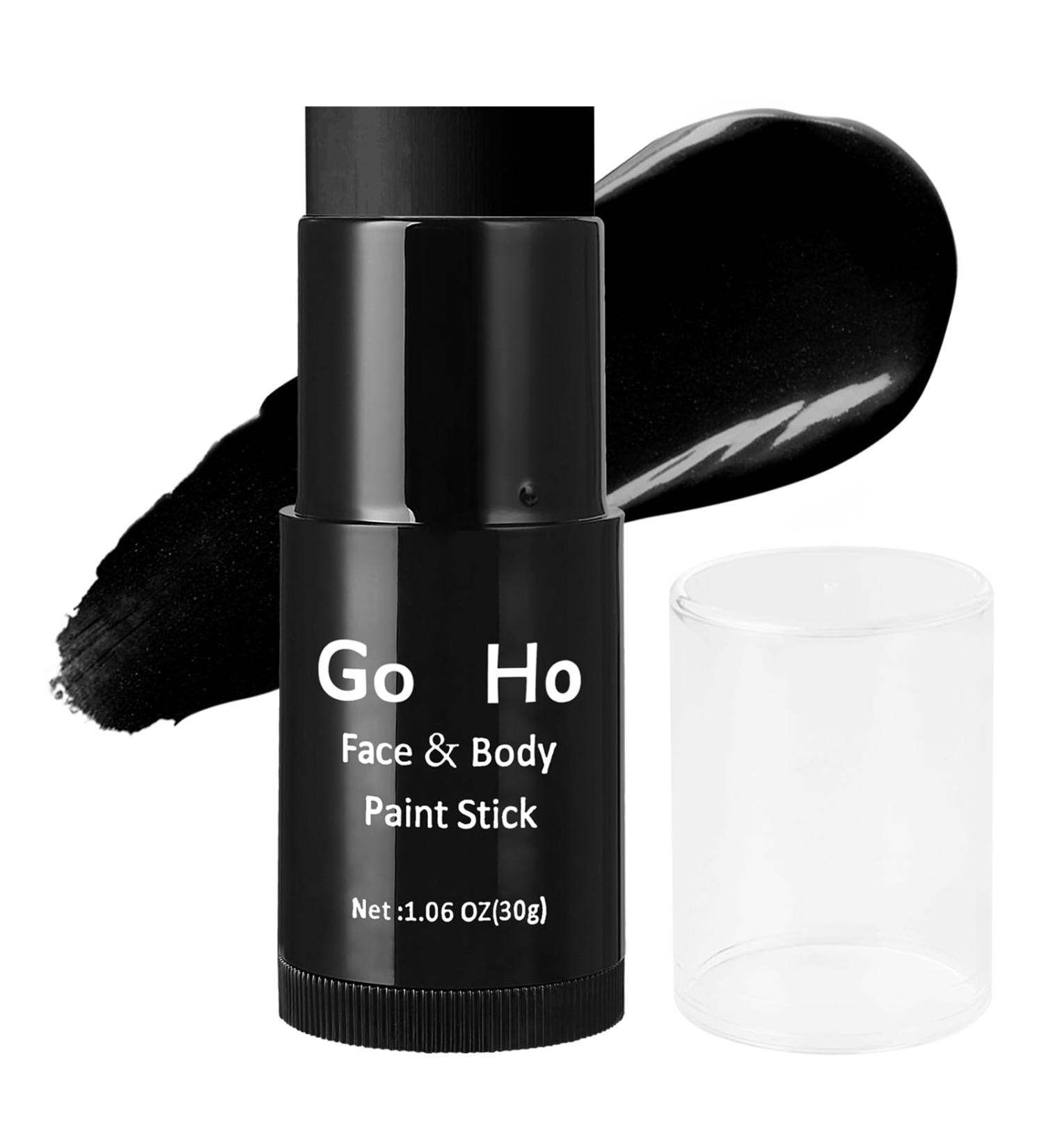 Go Ho Cream-Blendable Black Face Paint Stick (1.06 Oz) - Halloween & Cosplay Makeup for Adults & Children - Waterproof SFX Makeup Stick - Buy Online on SooperMarket.com
