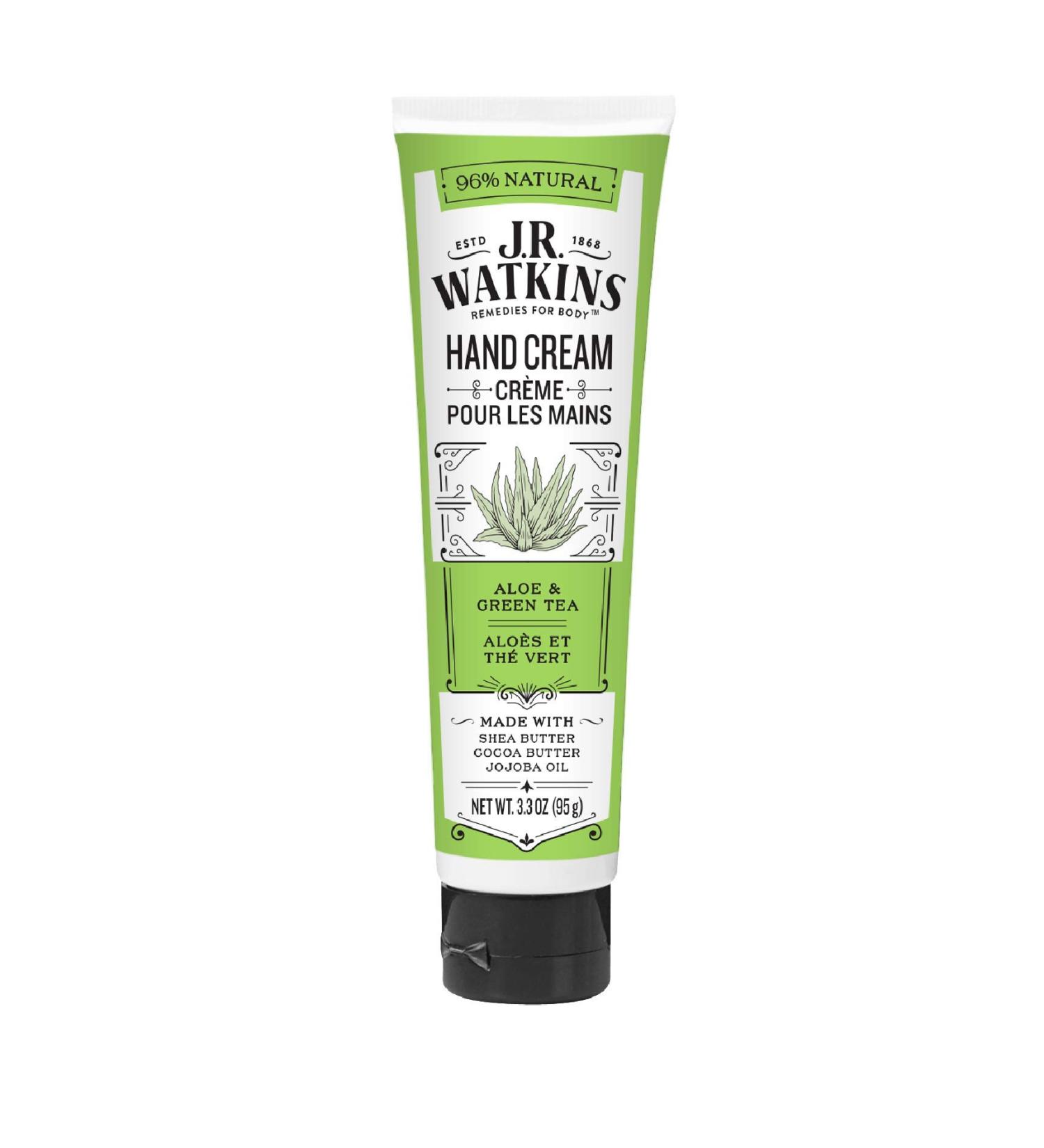 J.R. Watkins Shea Butter Hand Cream Aloe & Green Tea 3.3 oz - 2 Pack - Buy Online on SooperMarket.com
