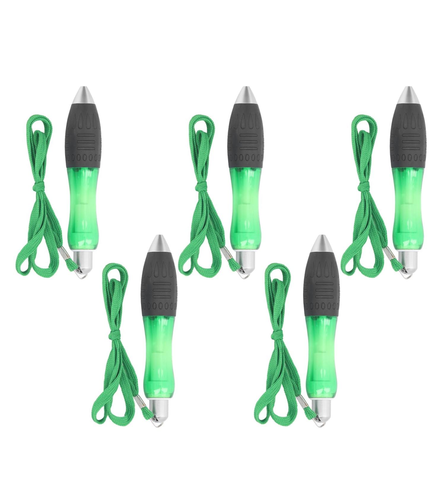 5-Piece Weighted Pens for Hand Tremors | Extra Wide Grip Retractable Fat Pens for Arthritis & Parkinson's - Green - Buy Online on SooperMarket.com
