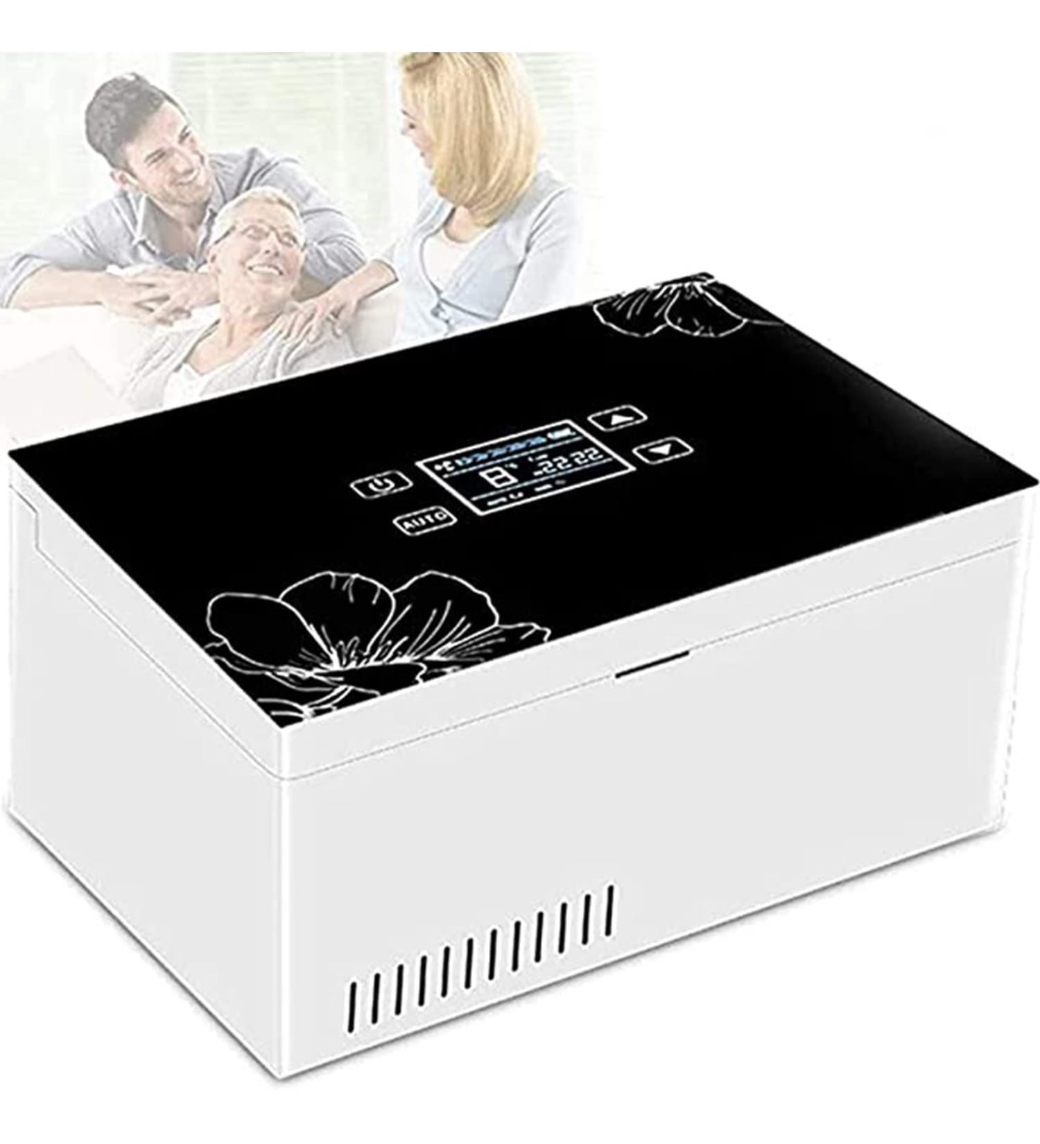 Insulin Cool Box Medicine Cooler Reefer Container Car Drug Storage Box Medication Fridge Touch Screen Display High Capacity Travel Box Thermostat 3batteries - Buy Online on SooperMarket.com