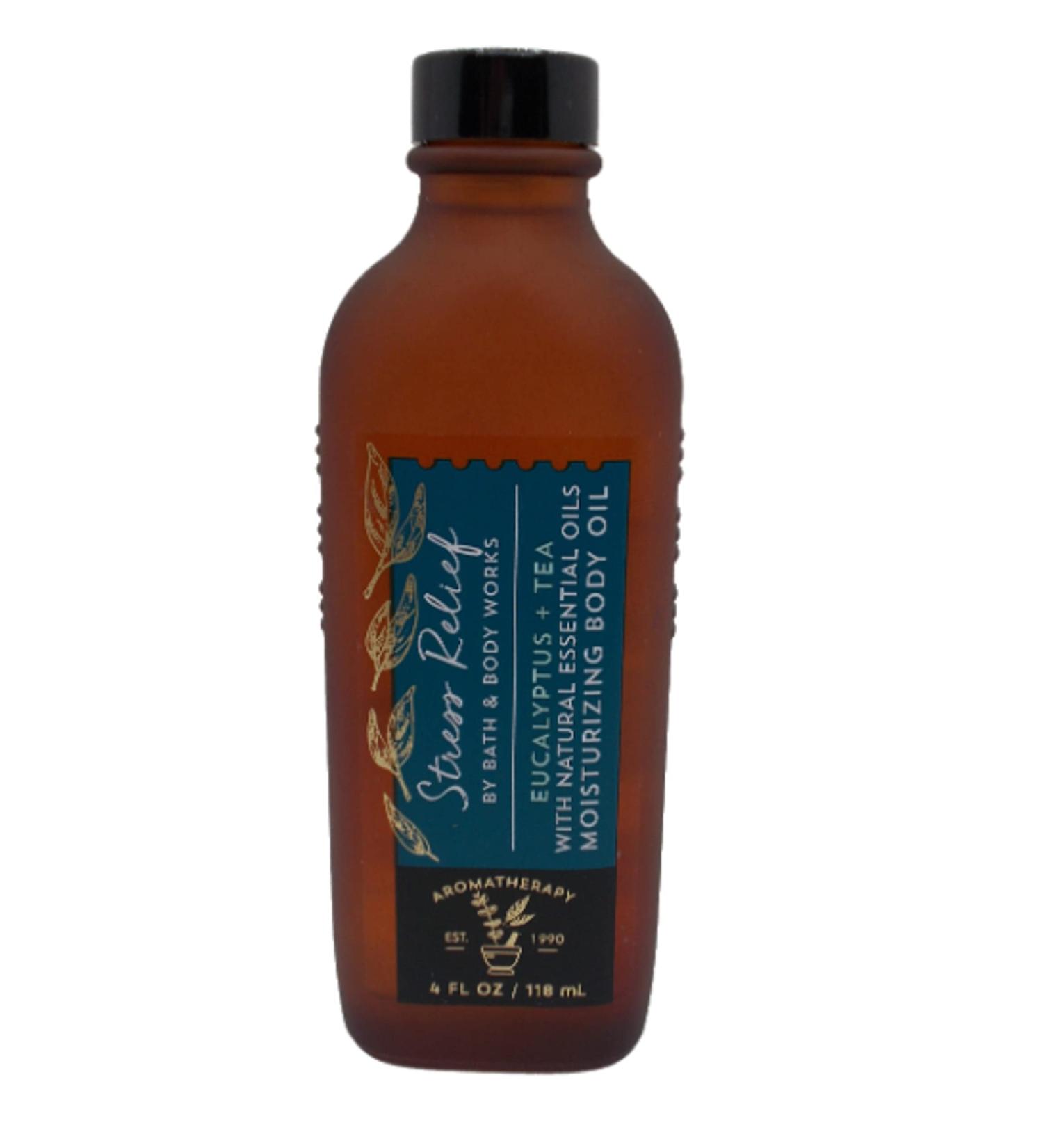 Bath & Body Works Aromatherapy Stress Relief Eucalyptus Tea Body Oil - 4 fl oz - Buy Online on SooperMarket.com