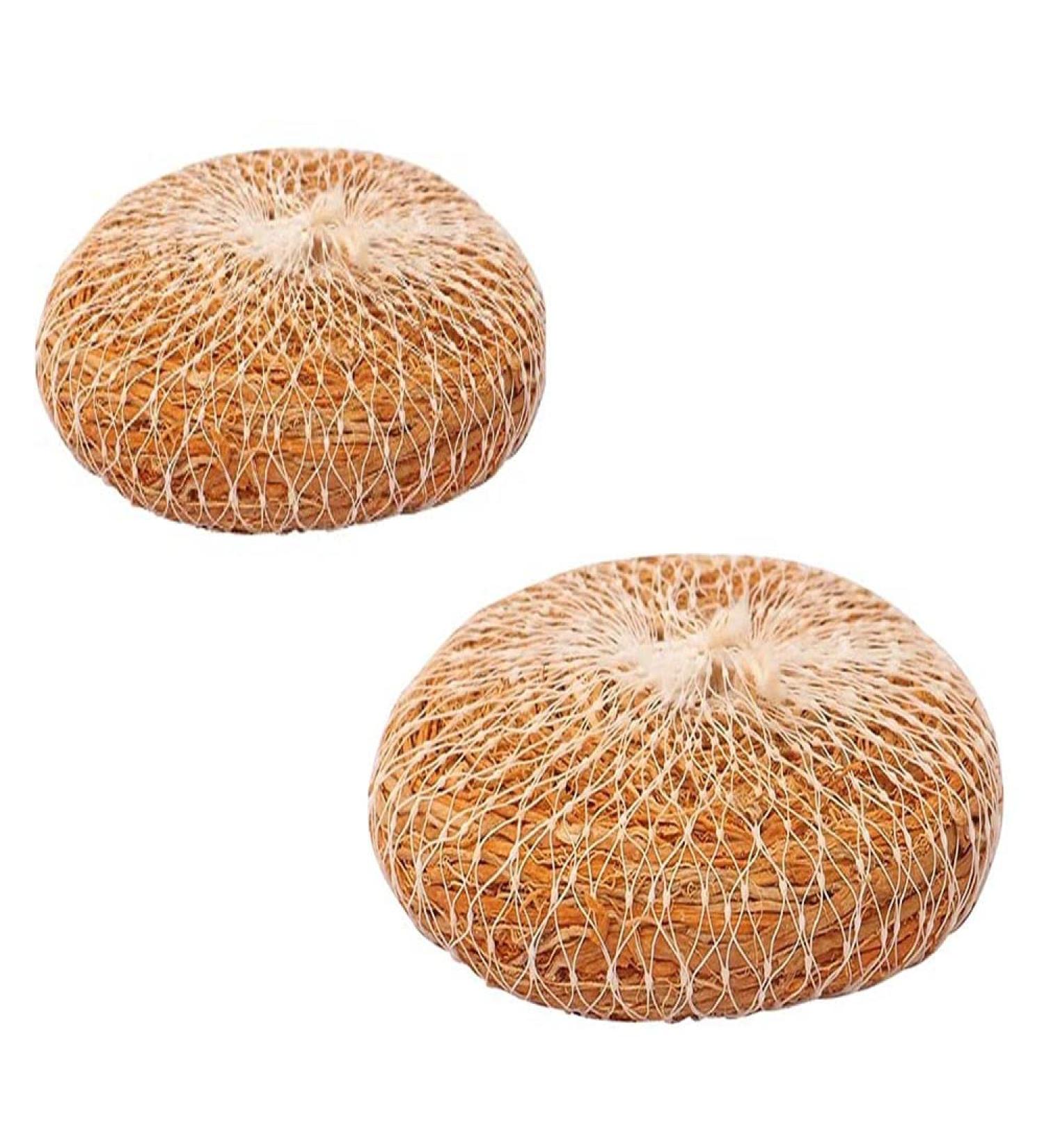 nalAmudhu VETIVER (Khus) Biodegradable Bath Scrub | Natural Premium Scrub | Body Scrub (Pack of 2)