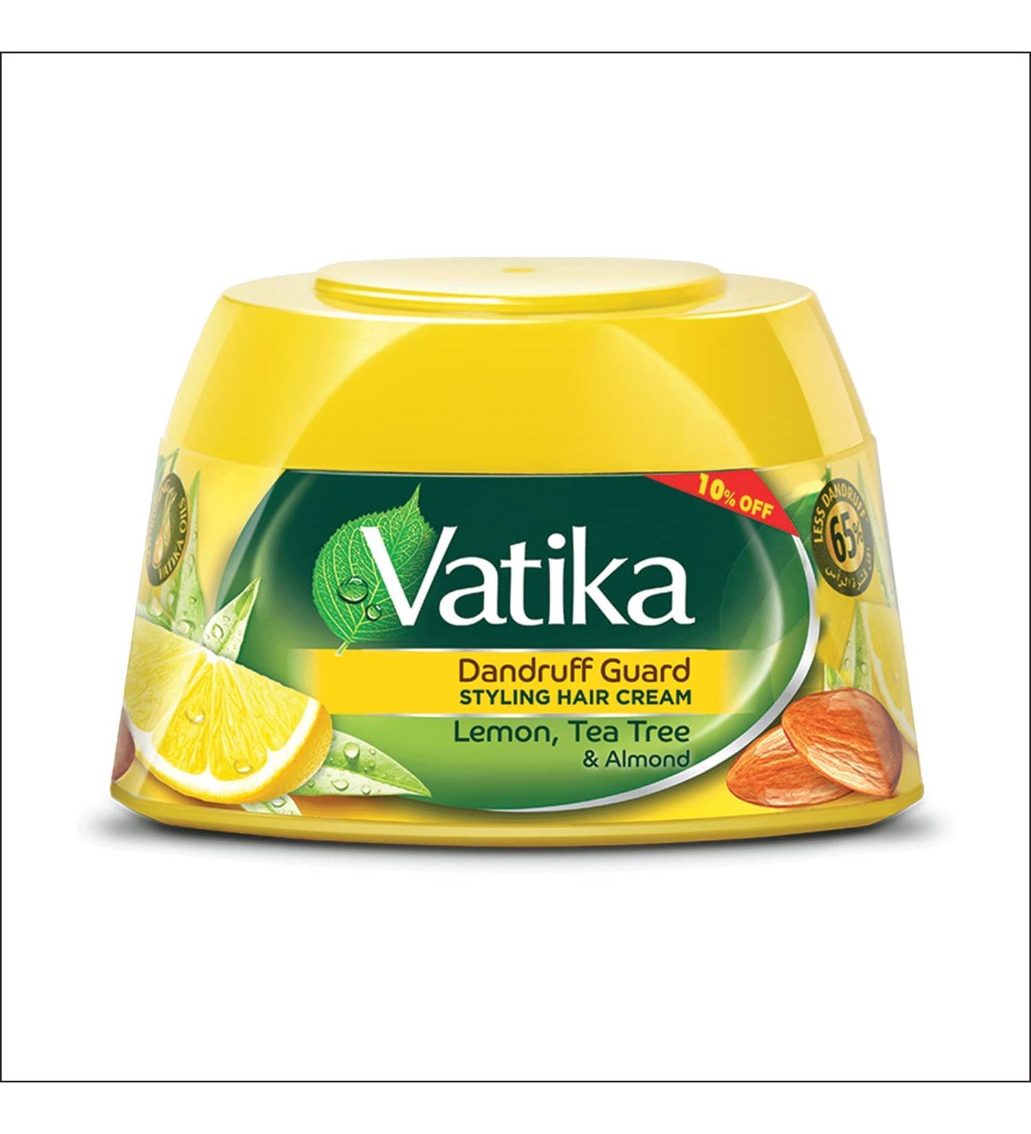 Vatika Naturals Nourish & Protect Styling Hair Cream - Henna Almond & Aloe Vera | 140 ml | Nourishing Vatika Oils - International Shipping Available - Buy Online on SooperMarket.com