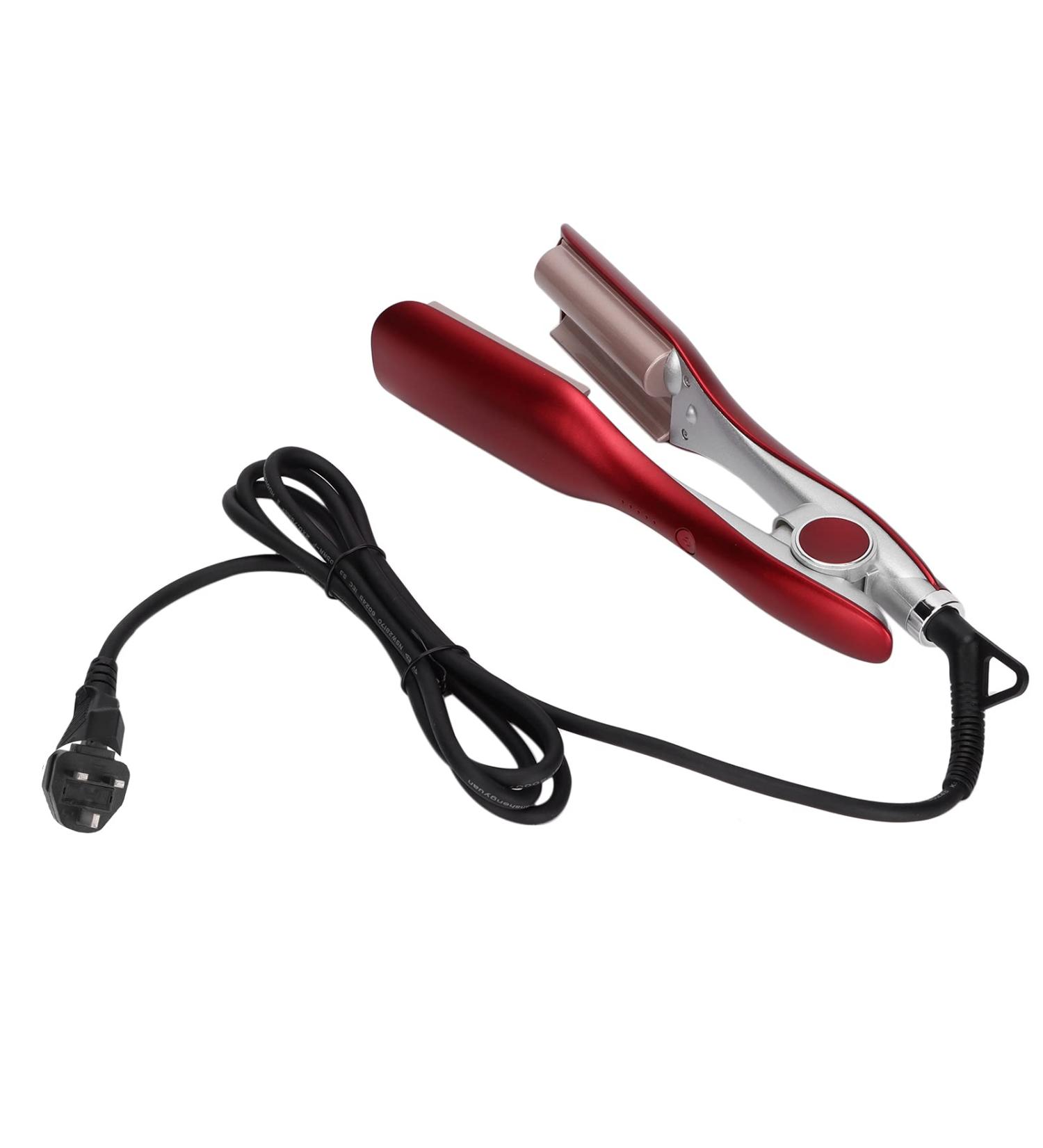 Hair Crimper Hair Crimpers Hair Wavers for Women 5 Modes Adjustable Hair Crimpers Lightweight Portable Red Hair Curling Iron Wand for Women Long Hair Curling - Buy Online on SooperMarket.com