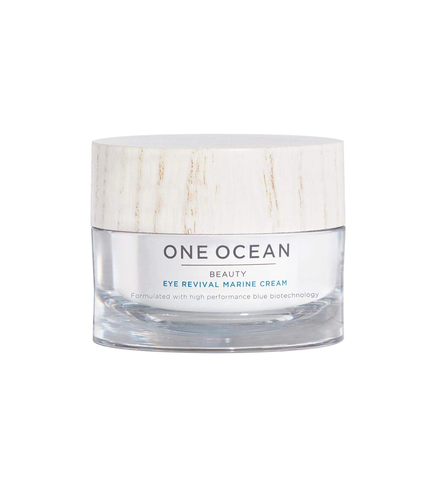 One Ocean Beauty Eye Revival Marine Cream - Lightweight Natural & Cruelty-Free Eye Cream for Dark Circles & Puffiness - Daily Use Skincare - 0.5 oz - Buy Online on SooperMarket.com