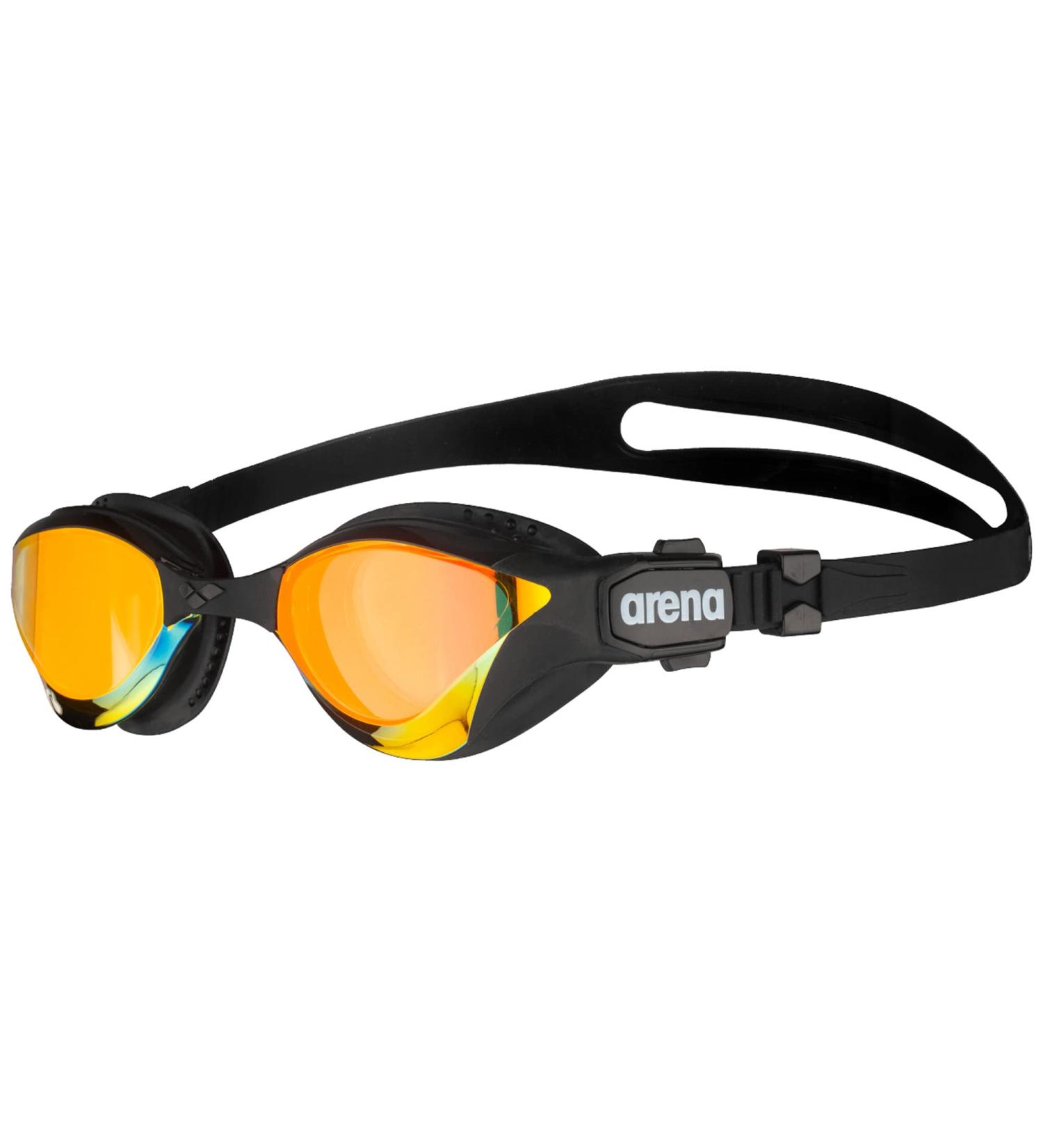 ARENA Unisex Cobra Tri Swipe Mr Swimming Goggles - Yellow Copper-Black | International Shipping Available - Buy Online on SooperMarket.com
