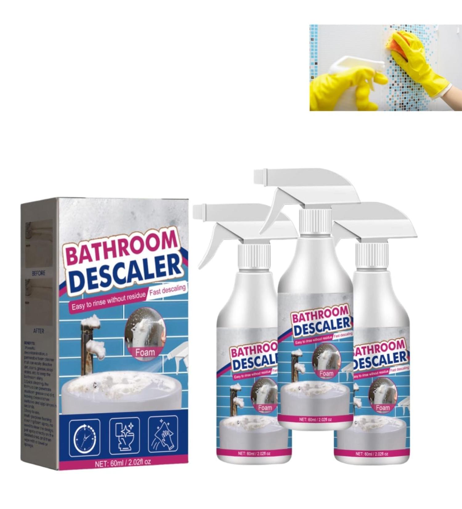 2024 New Bathroom Cleaner Powerful Glass Cleaner Toilet Spray Cleaner Bathroom descaling Cleaner Spray no Rinse Scrub Daily Bathroom Cleaner - Buy Online on SooperMarket.com