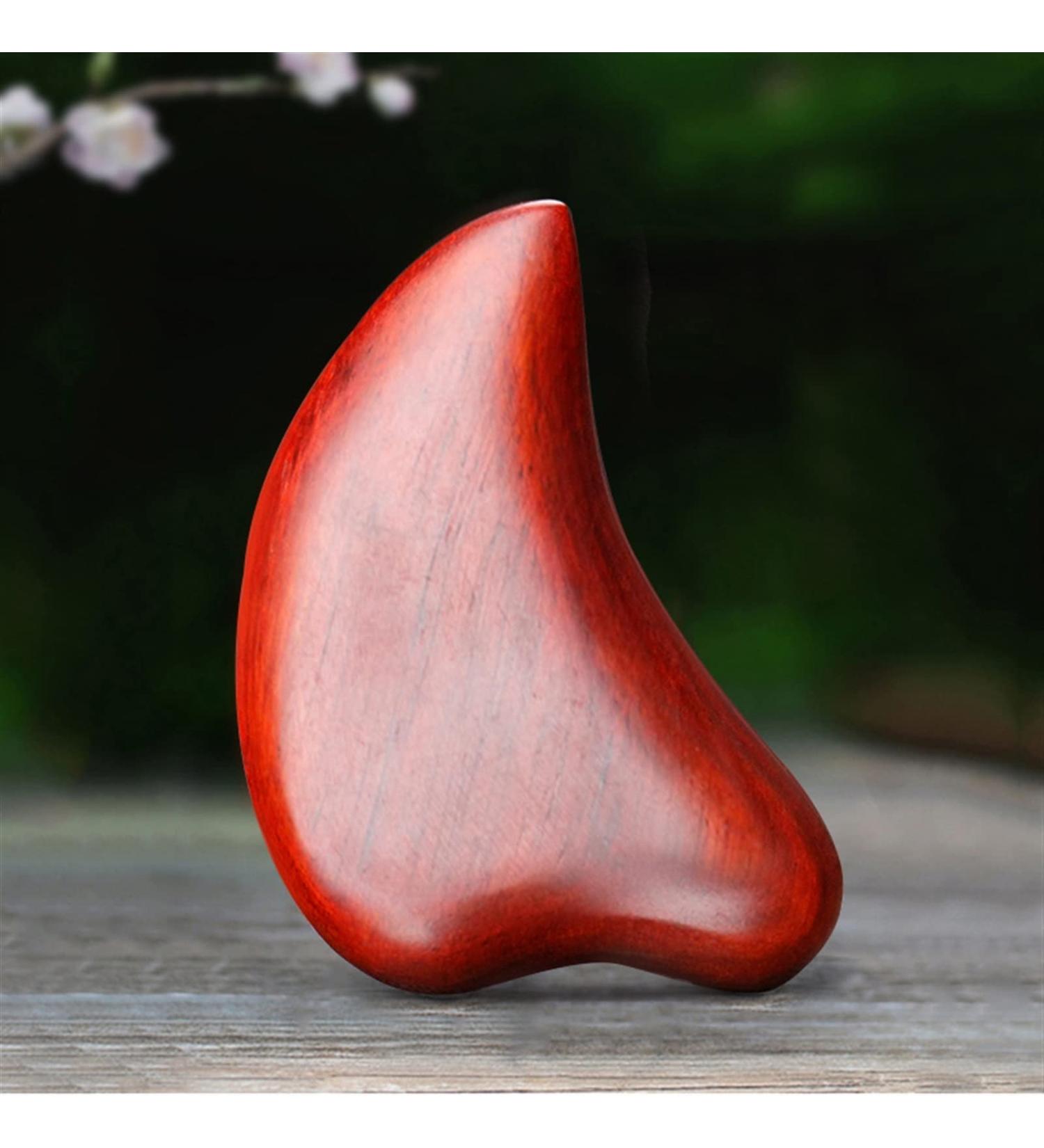 Red/Green Sandalwood Gouache Trigger Point Meridian Scrapping Muscle Relax Wooden Massager Acupuncture Gua Sha Therapy 1Pcs (Color : Red) - Buy Online on SooperMarket.com