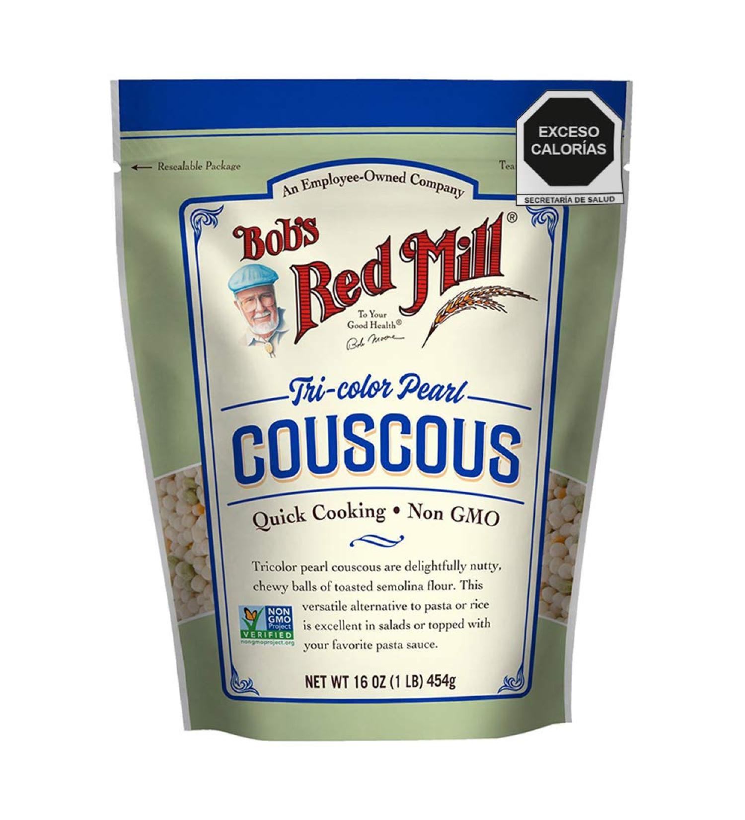 Bobs Red Mill Tri-Color Pearl Couscous - 16 oz (1 lb) Pack of 1 - Buy Online on SooperMarket.com