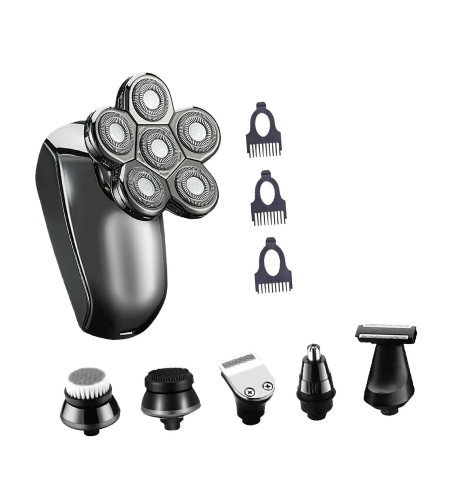 Buy 4 Sets Rechargeable Electric Shaver | Waterproof Travel Razor & Beard Trimmer - Personal Care Tool for Men - Buy Online on SooperMarket.com