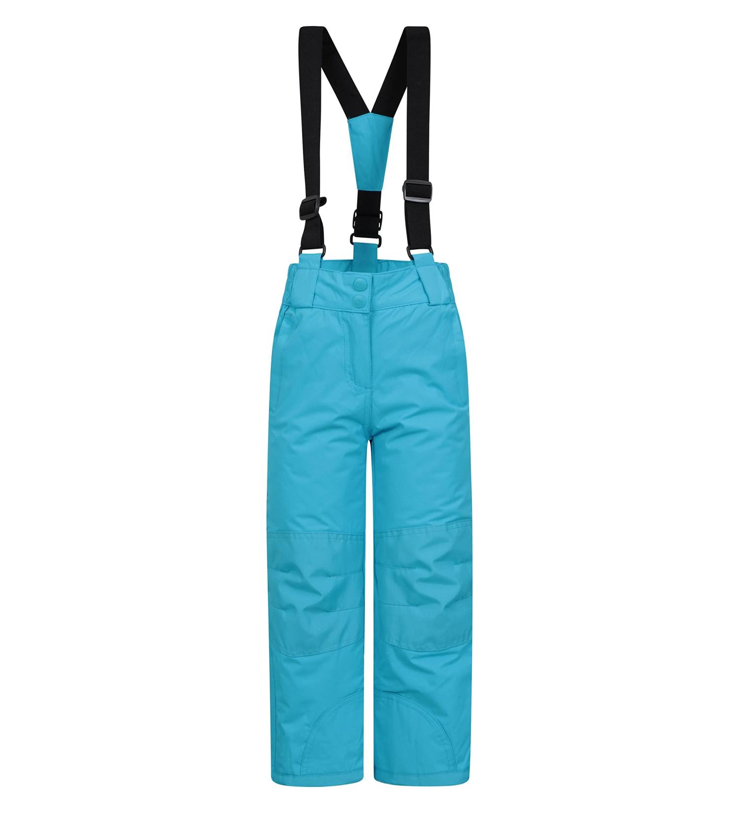 Mountain Warehouse Kids Winter Snow Pants - Boys & Girls Ski Salopette Bright Blue 3-4T - Buy Online on SooperMarket.com