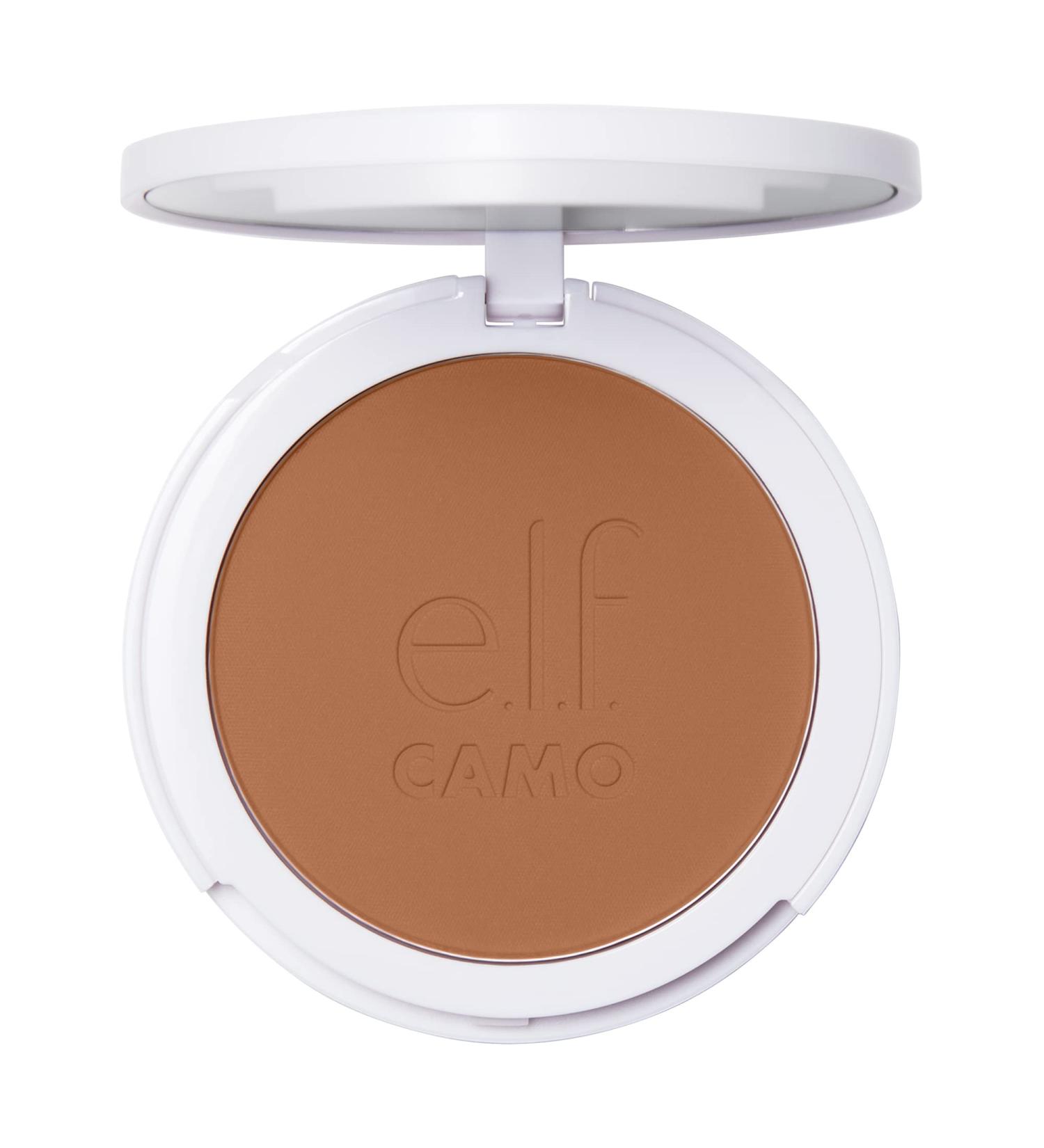 e.l.f. Camo Powder Foundation Tan 415 C 8g - Primer-Infused, Long-Lasting Medium-to-Full Coverage Formula - Buy Online on SooperMarket.com