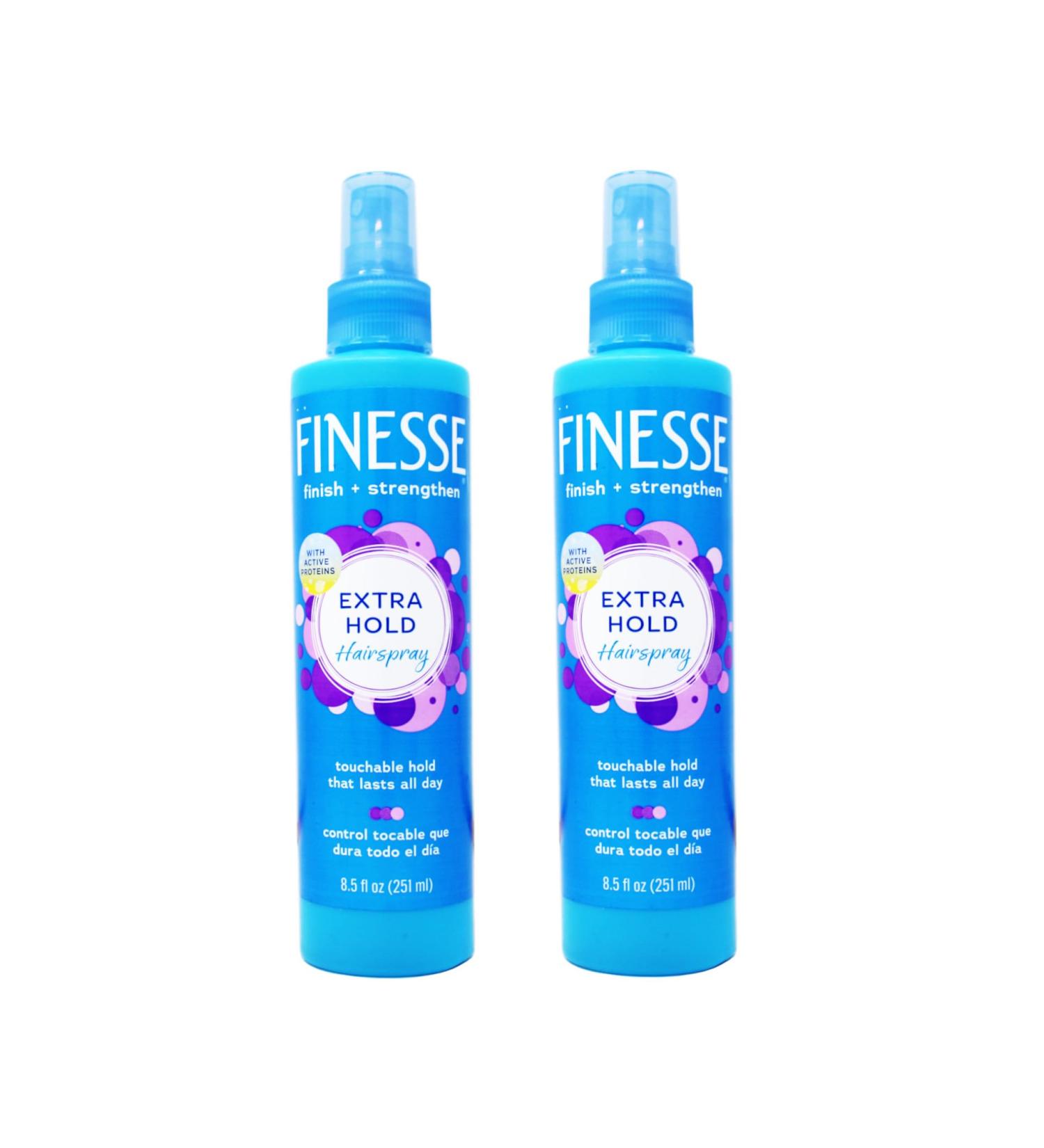 Finesse Finish + Strengthen Extra Hold Hairspray 8.50 oz (Pack of 2) - Buy Online on SooperMarket.com