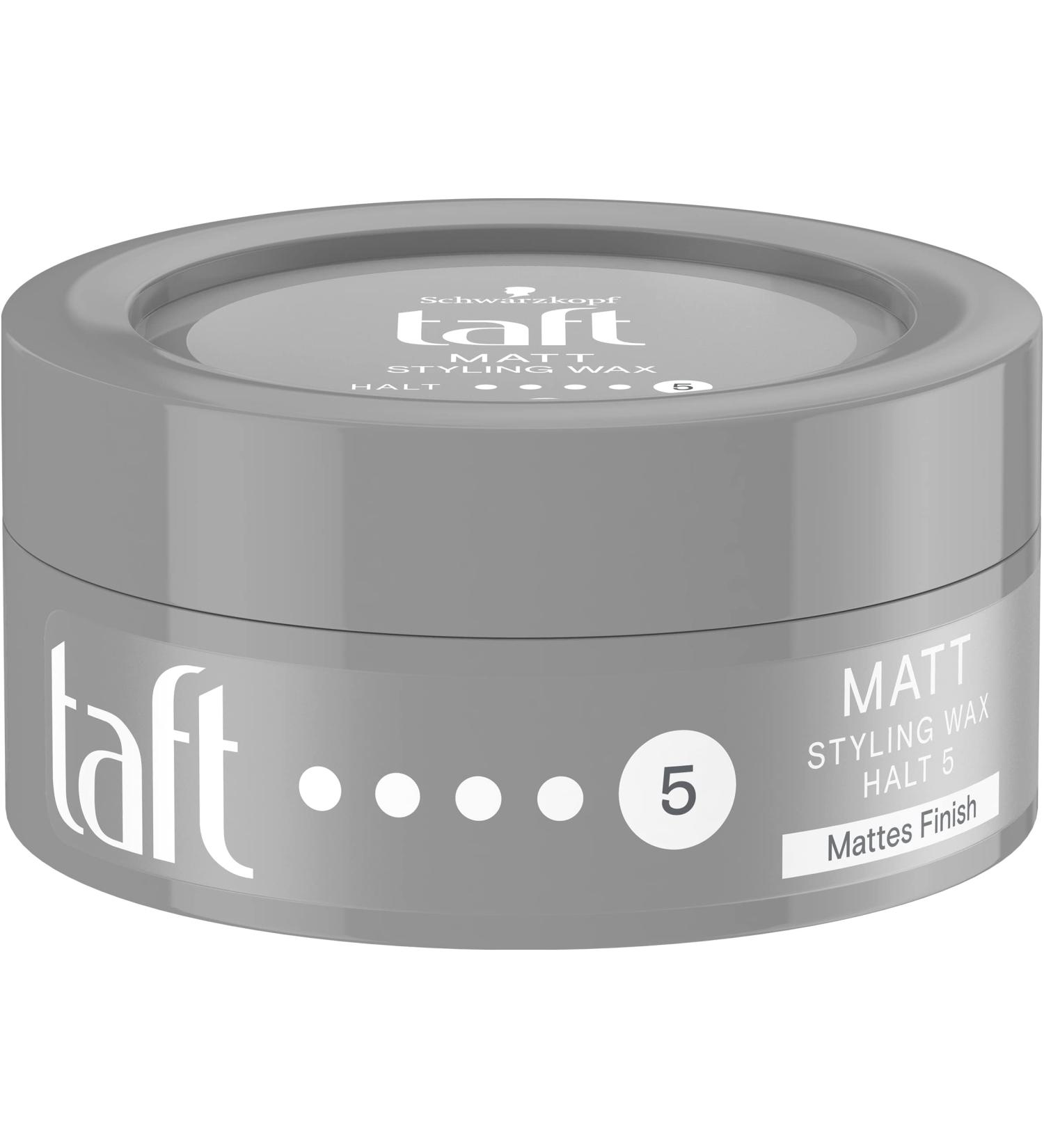 Taffeta Matt Styling Wax - Long-Lasting Hair Wax (75 ml) | 24h Hold & Matt Finish for Perfect Styles - Buy Online on SooperMarket.com