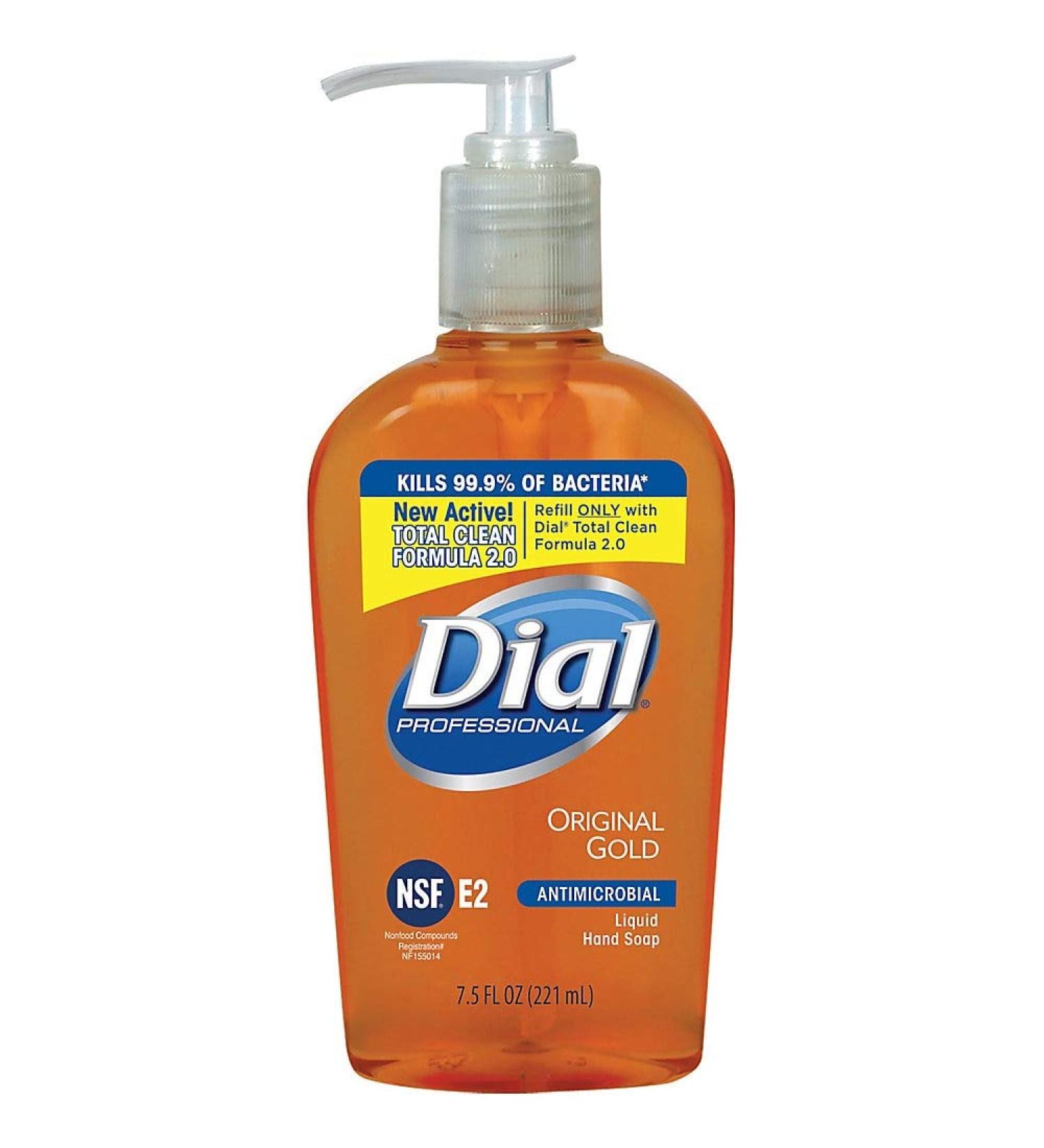 Liquid Dial Antimicrobial Liquid Soap - 7.5 oz Pump Bottle - Buy Online on SooperMarket.com