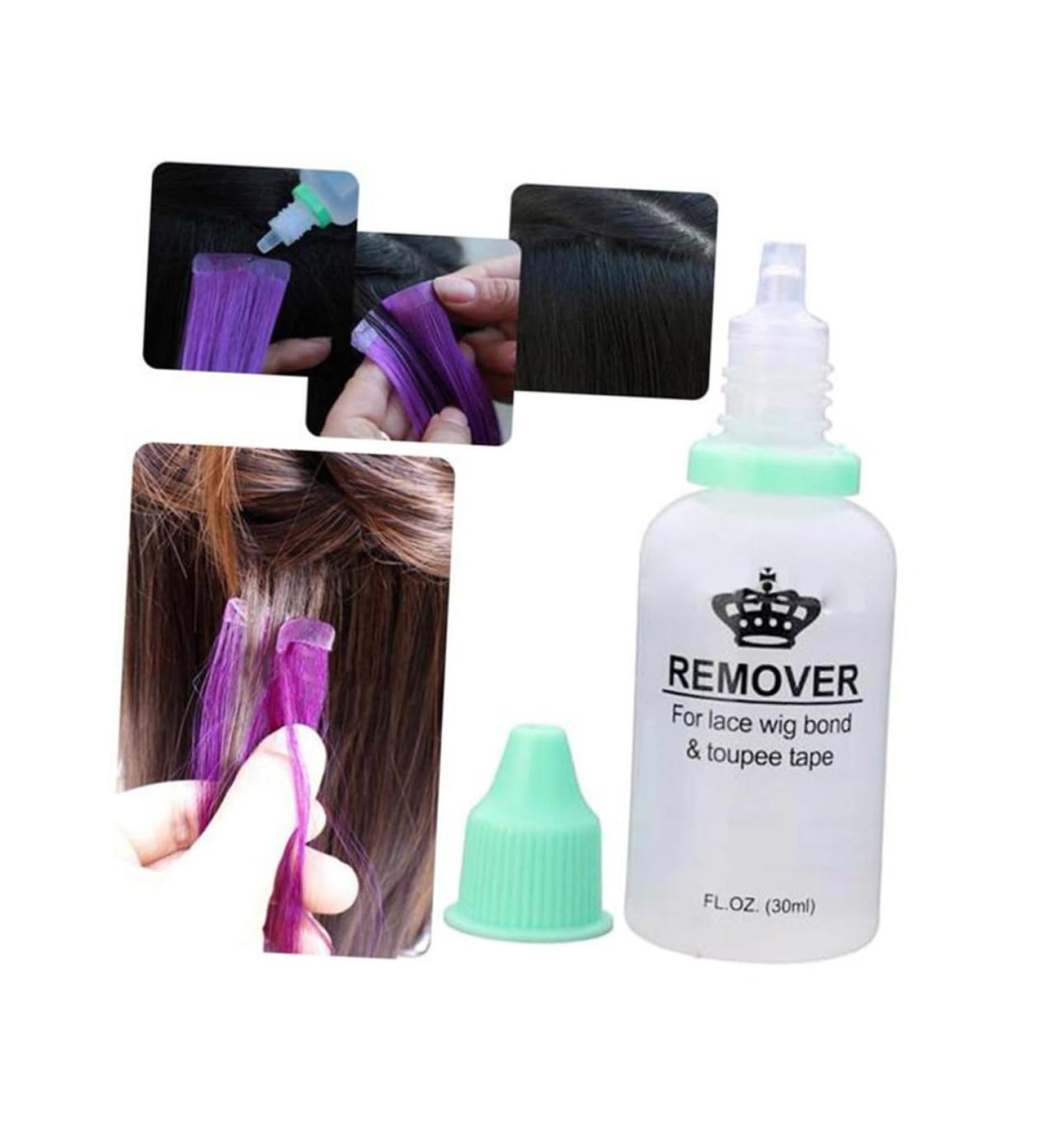 MAGICLULU Hair Remover Toupee Remover Braided Hair Tie Tape-in Hair Extensions Remover Lace Wig Remover Hair Extension Remover Braid Wigs Tape in Extensions Remover Front Lace Wig Glue medium As Shown - Buy Online on SooperMarket.com
