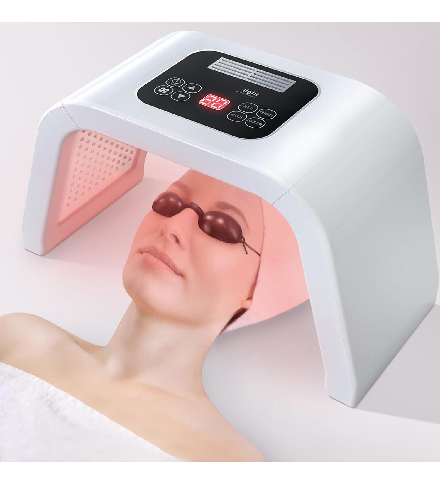 Fxtiaa LED Face Light Therapy Mask - 7 in 1 Color LED Facial & Body Beauty Device | International Shipping Available - Buy Online on SooperMarket.com